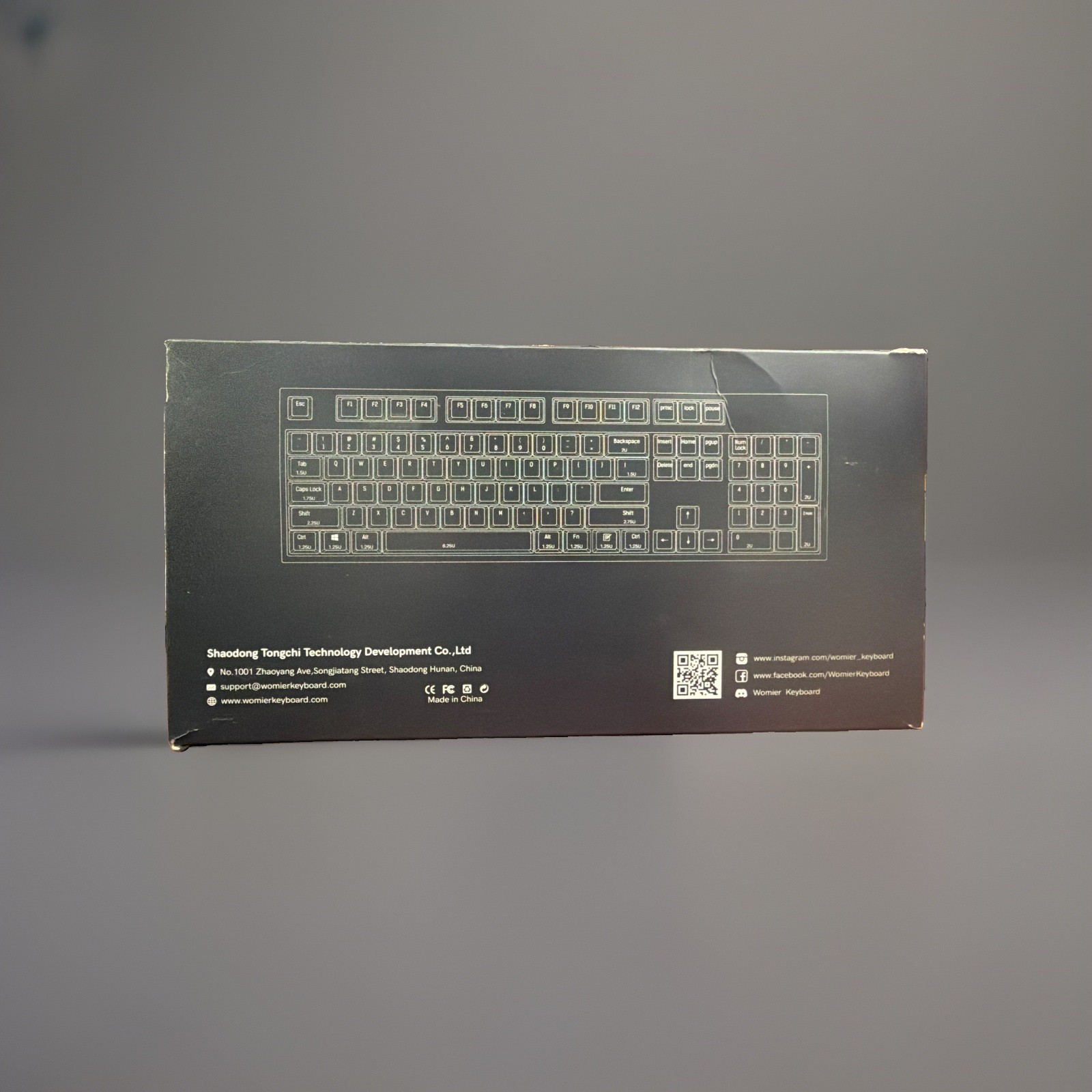 Womier Clear Keycap Keyboard Set New In Open Box