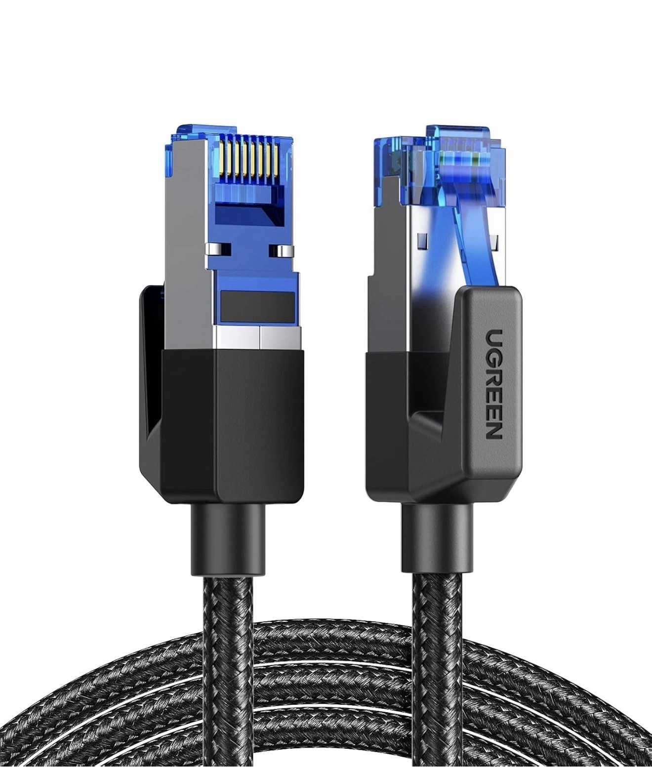 UGREEN Cat 8 Ethernet Cable 6FT, High Speed Braided 40Gbps 2000Mhz Network Cord