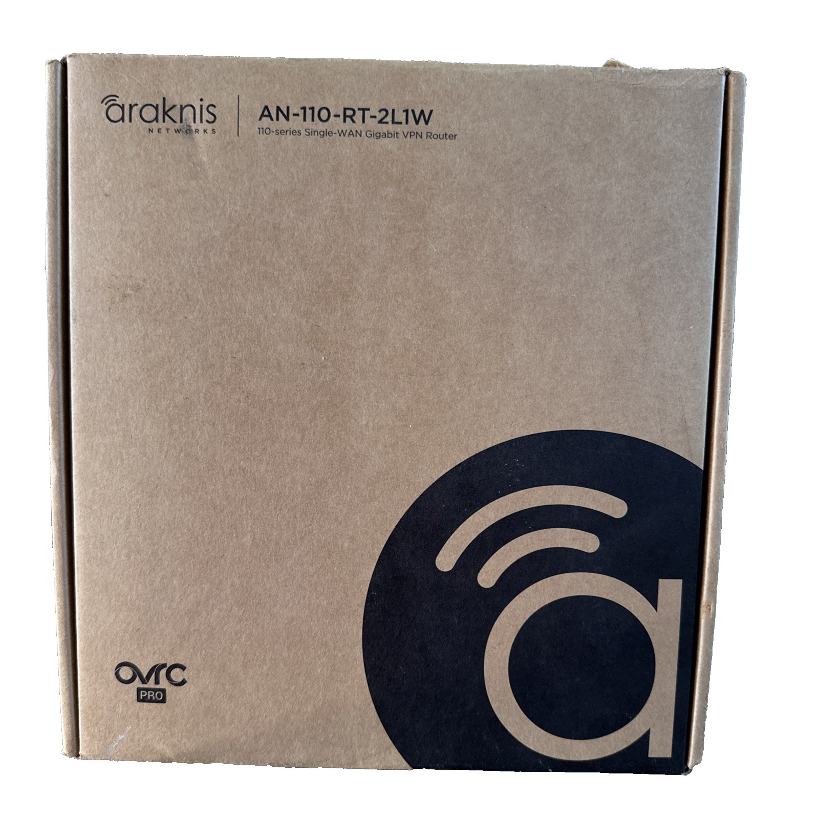 110-Series Single-WAN Gigabit VPN Router, ARAKNIS AN-110-RT-2L1W, New Open Box
