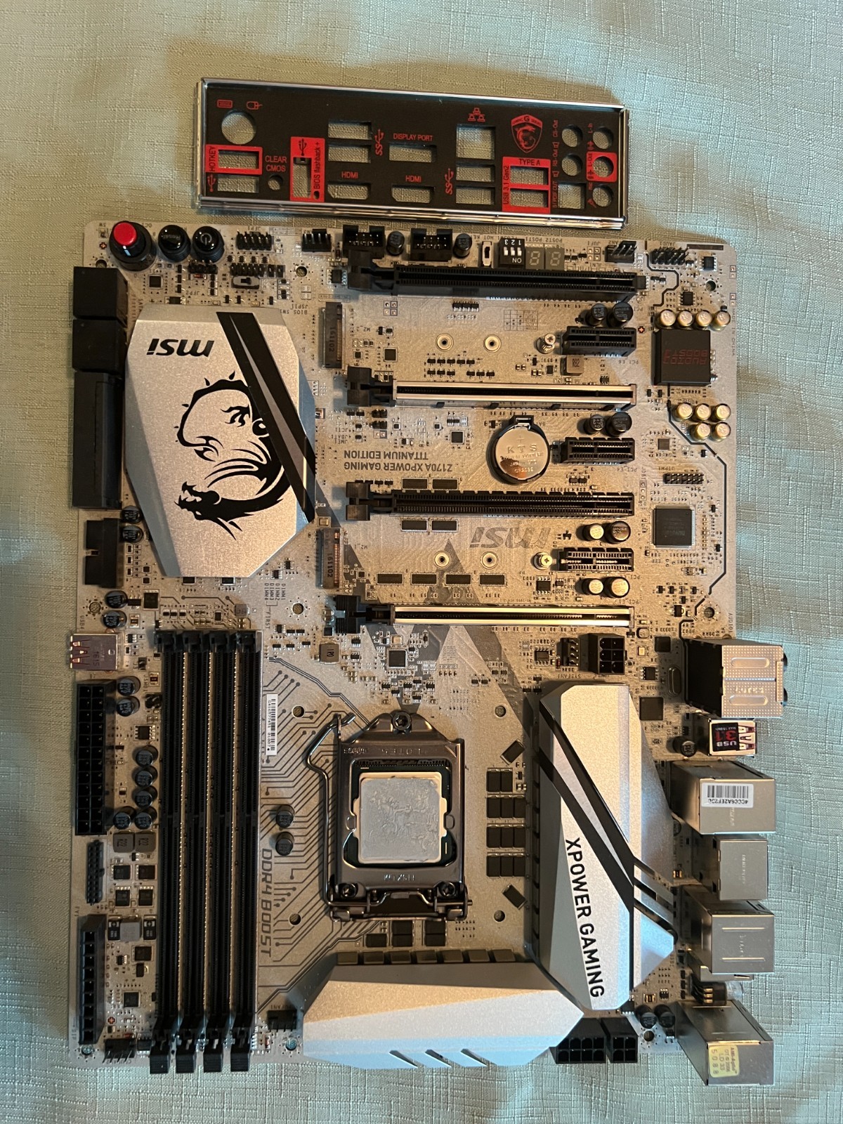 MSI Z170A Xpower Titanium Motherboard w/i7-6700K CPU