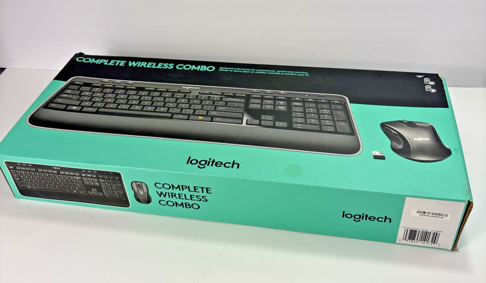 Logitech K520 Keyboard & M510 Mouse Wireless Combo Set w/ Unifying Receiver