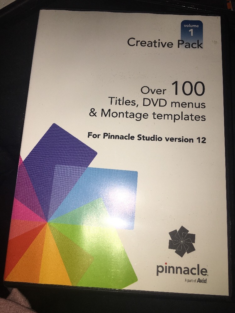 Avid Pinnacle Studio Creative Pack Volume 1 Version 12 Templates And More