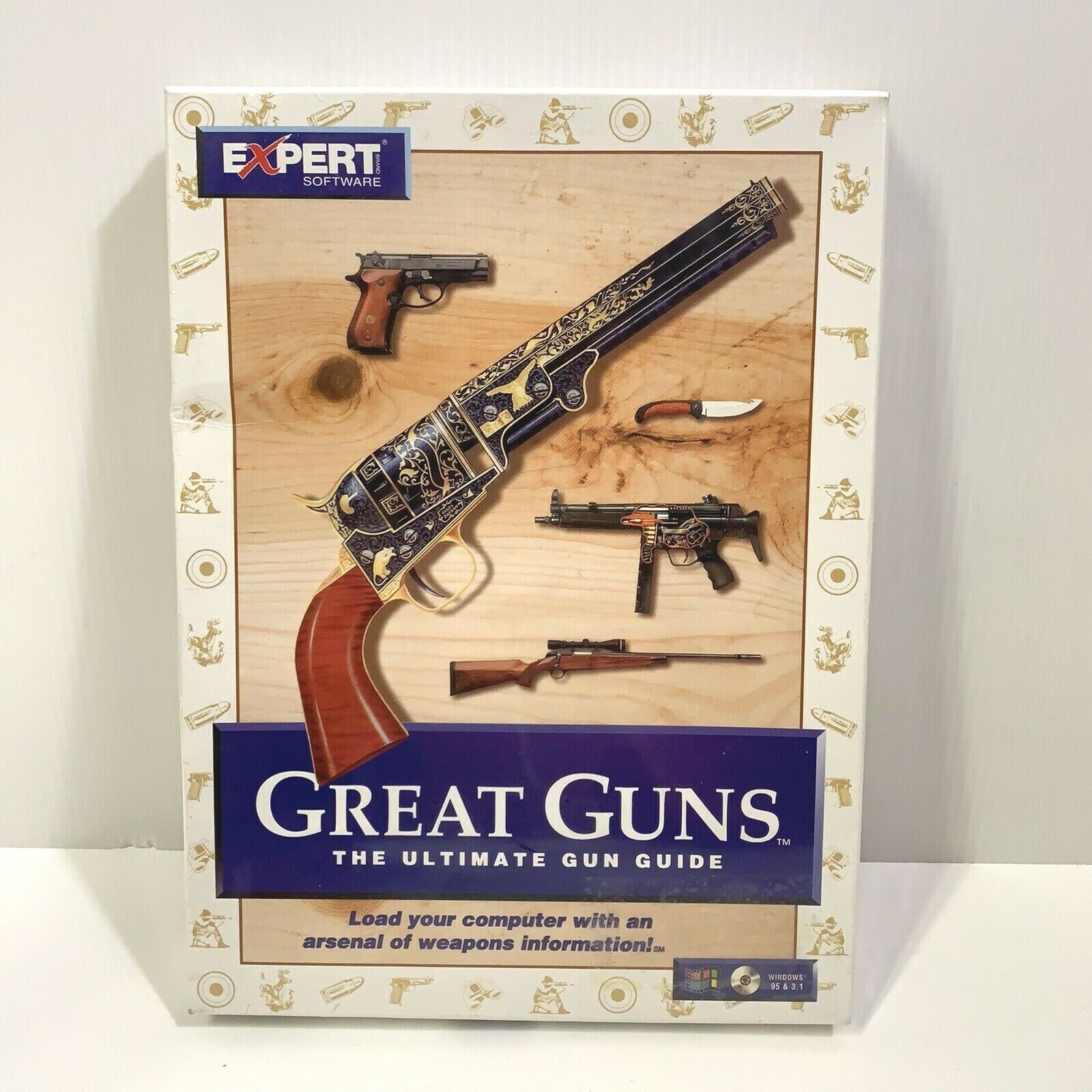 FACTORY SEALED VINTAGE 1999 Great Guns Software by Expert Software 