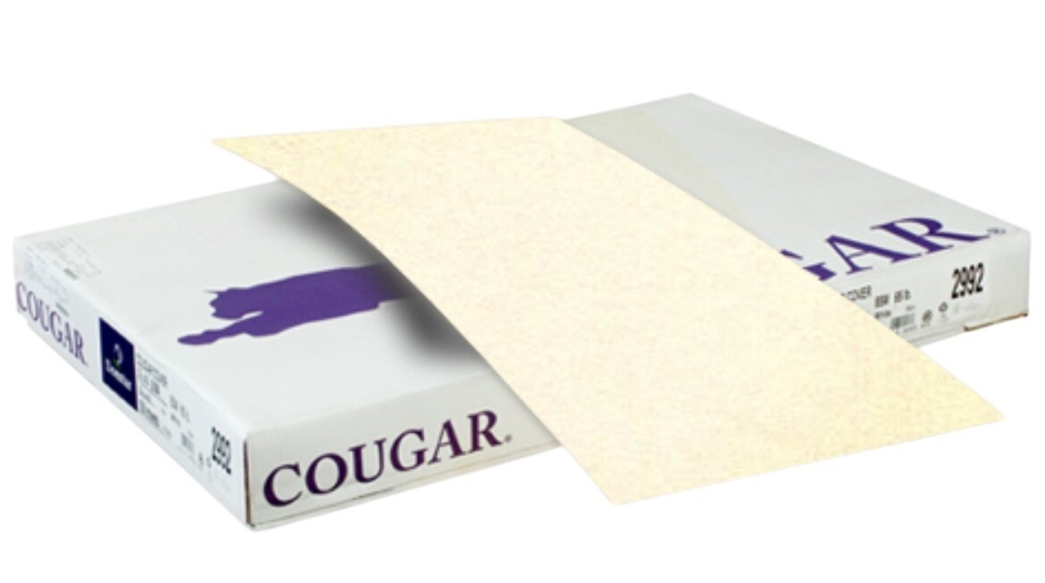Domtar® Cougar™ Natural Opaque Smooth 100 lb. Cover 23x35 in. 500 per Carton