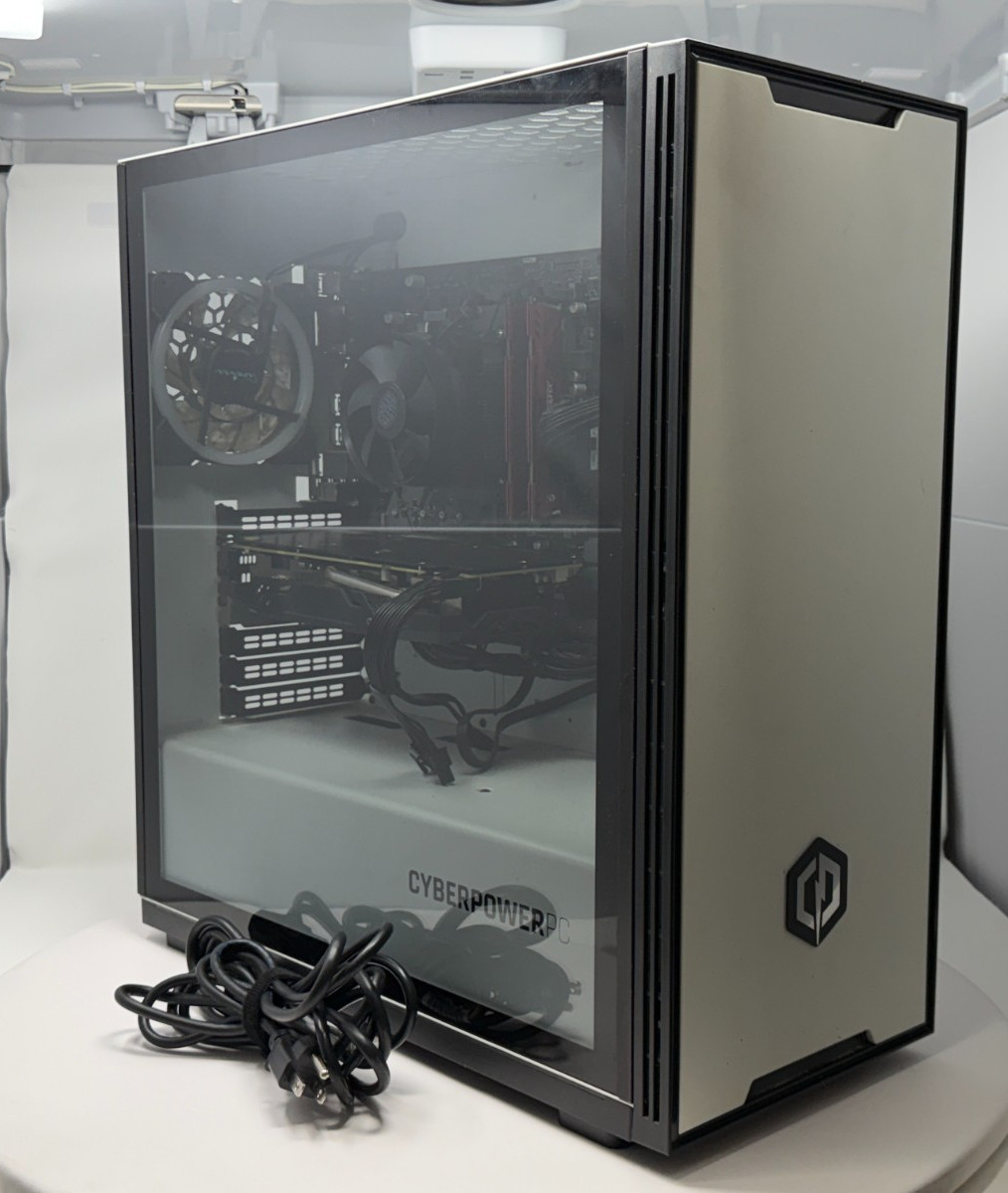 CyberPowerPC C Series Ryzen 7 2700 RX 580 16GB 256GB SSD 2TB HDD Tested Working