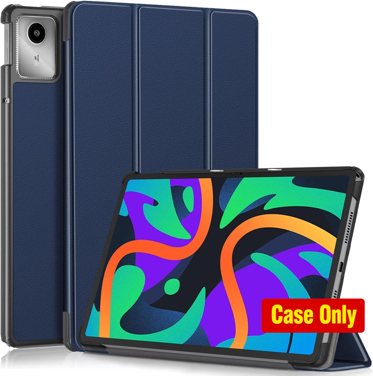 Case for Lenovo Tab M11/Tab K11 LTE 11" 2024, Smart PU Leather Folding Folio