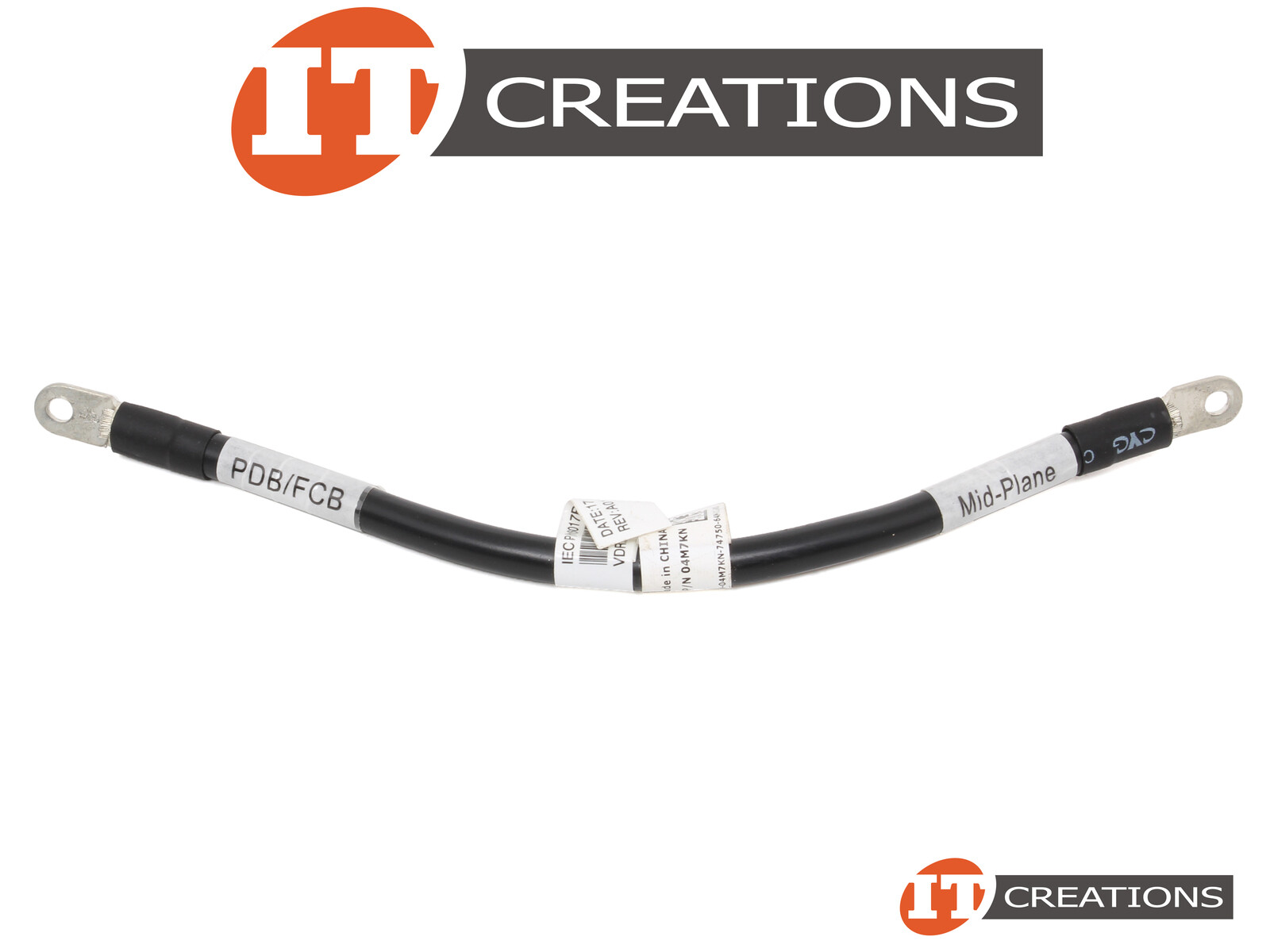 DELL BLACK GROUND CABLE FOR DELL POWEREDGE C6000 / C6300 ( C6220 / C6320 ) 4M7KN