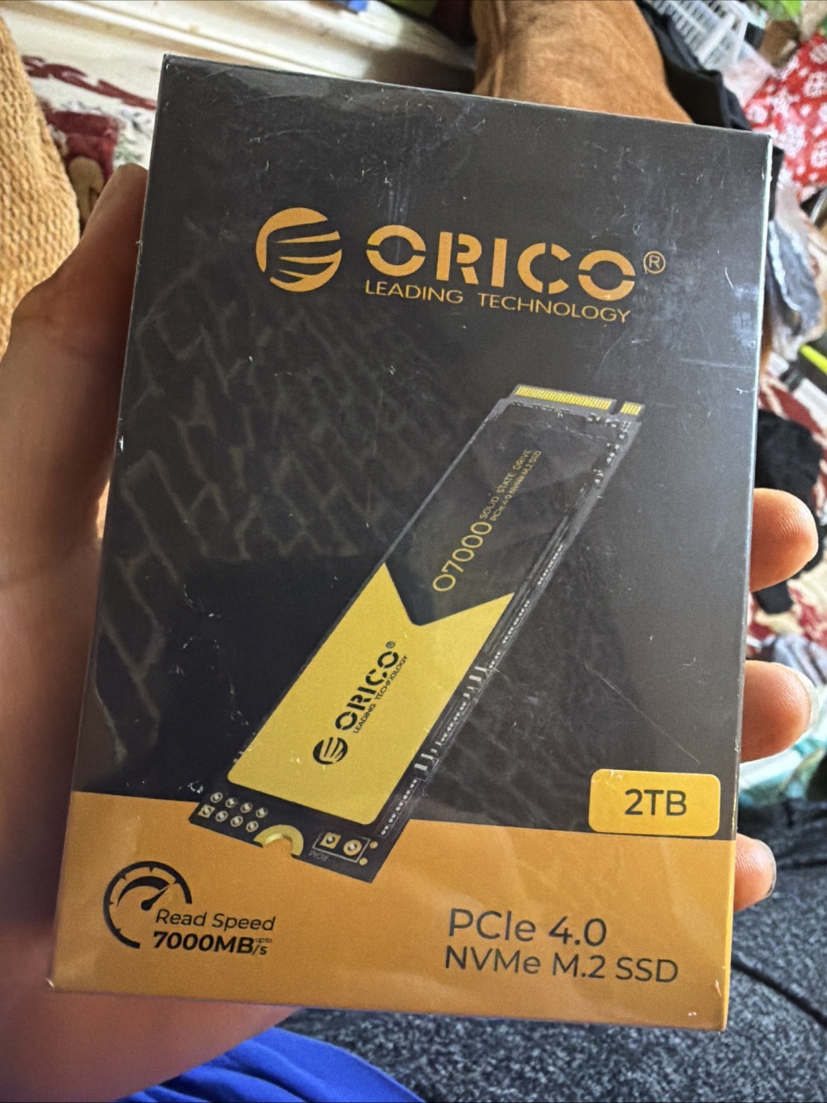ORICO O7000 1TB PCIe4.0 NVMe M.2 Internal SSD Hard Drive 7000MB/s PSSD DIY