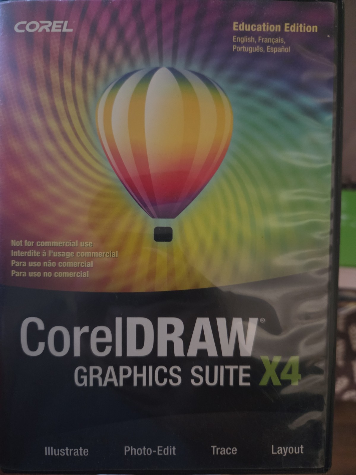 CorelDRAW Graphics Suite X4 Upgrade Big Box Computer Software