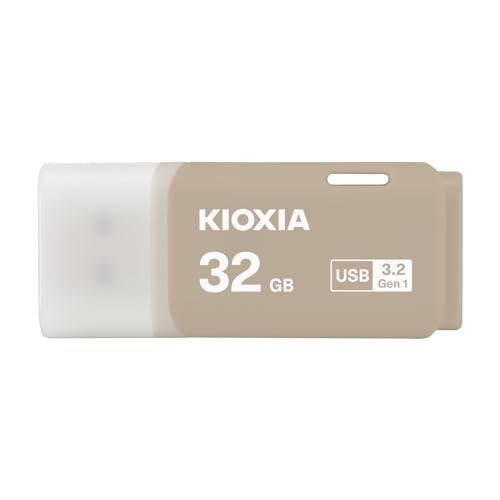 KIOXIA USB Flash Memory 32GB USB3.2 Gen1 Genuine Japanese Product Warm Gray