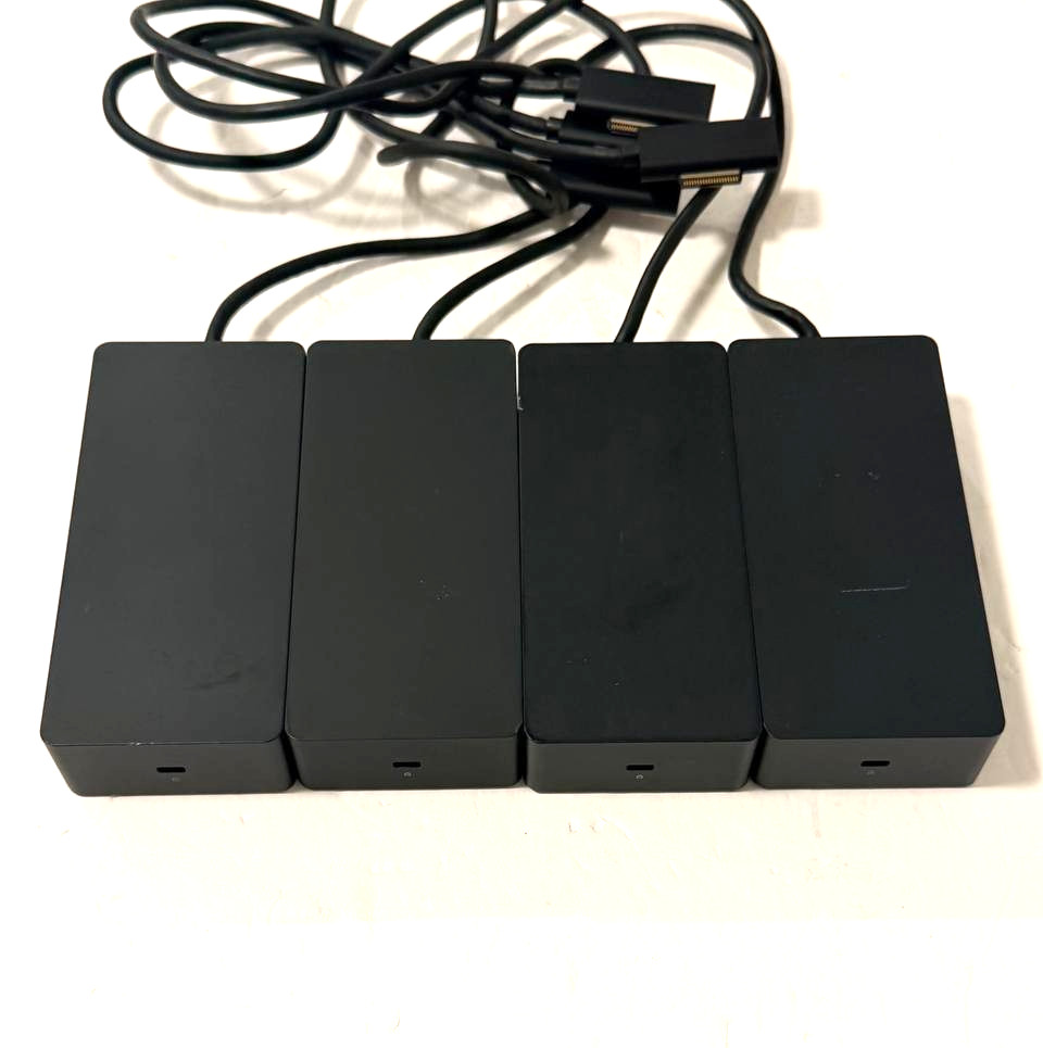 4 x Microsoft Docking Station 1661 for Surface Pro 3,4,5,6 NO Power Supplies