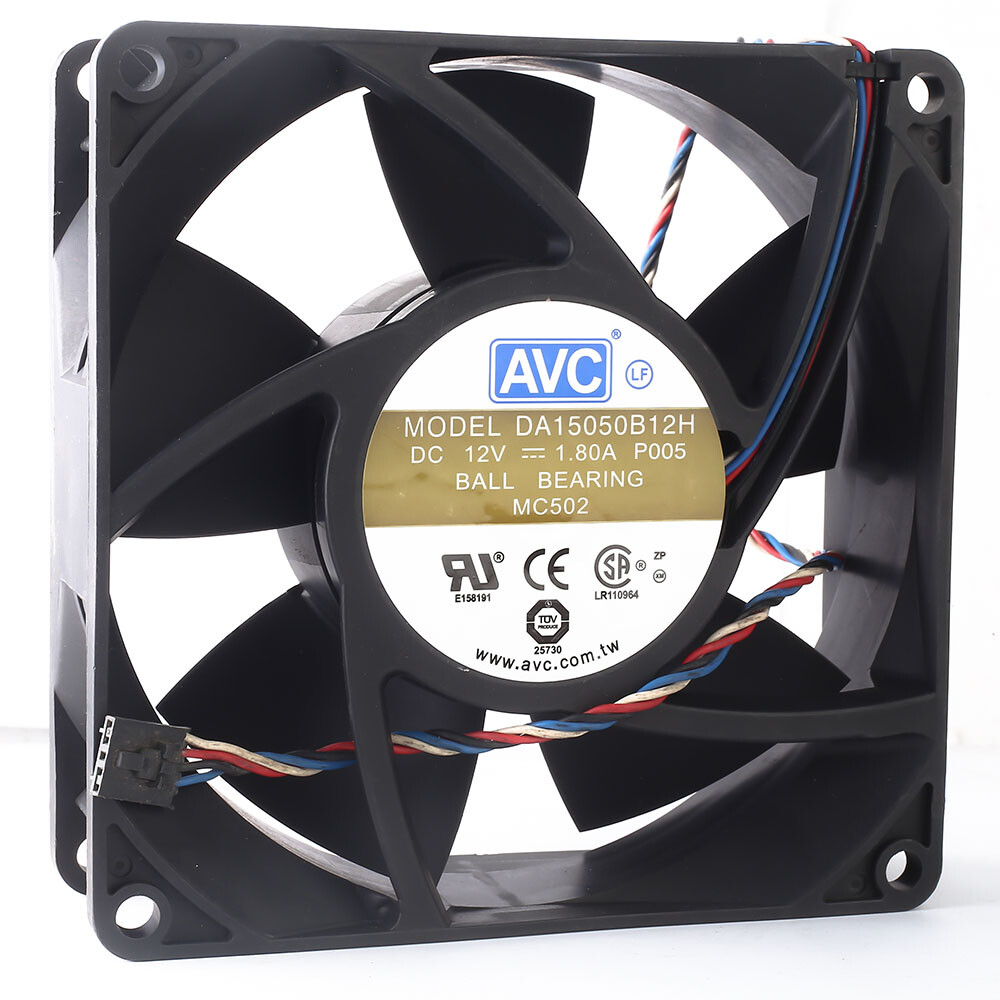 AVC DA15050B12H DC 12V 1.80A 15CM PWM double ball large air flow cooling fan