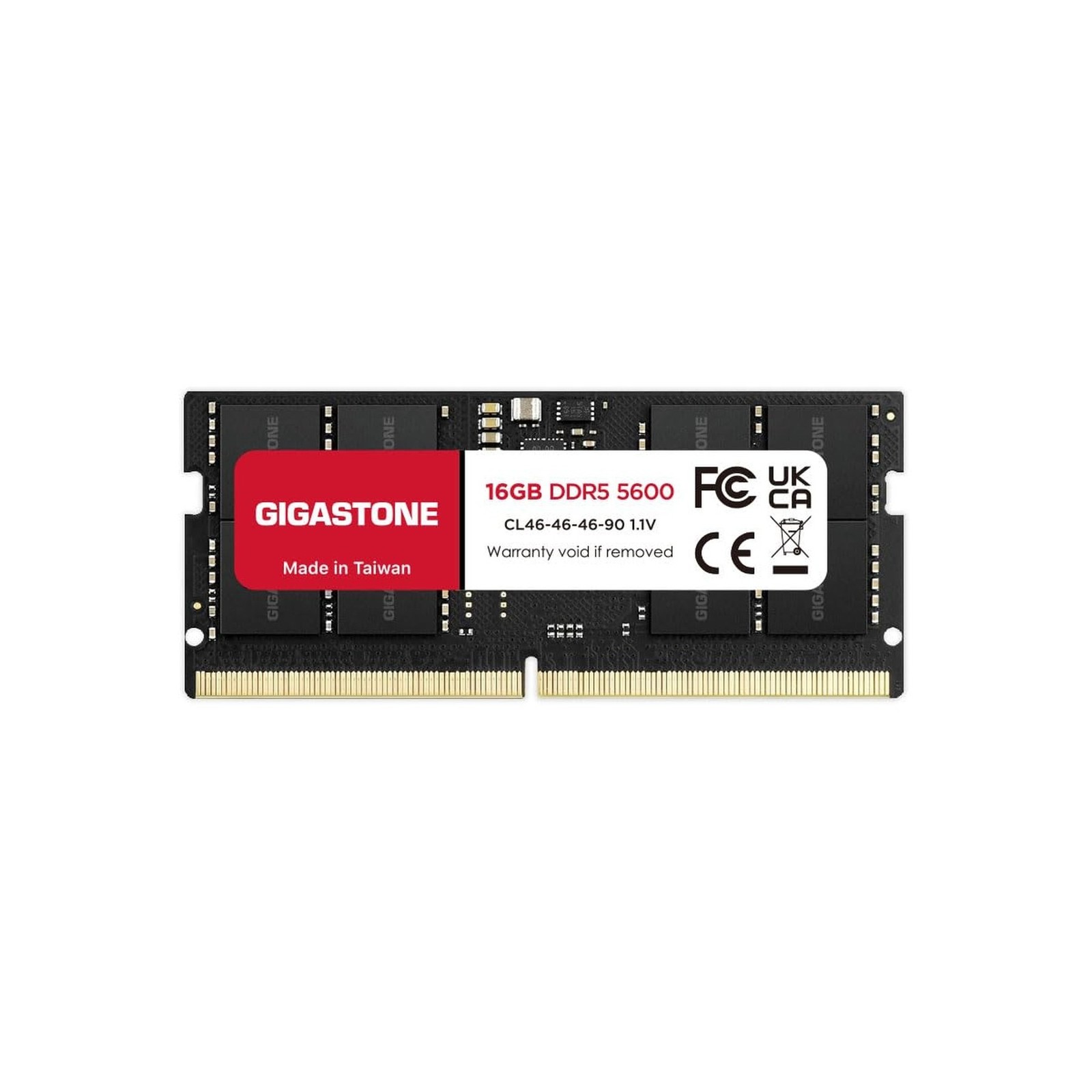【DDR5 RAM Laptop Only】 GIGASTONE 16GB DDR5 4800MHz PC5-38400 CL 40