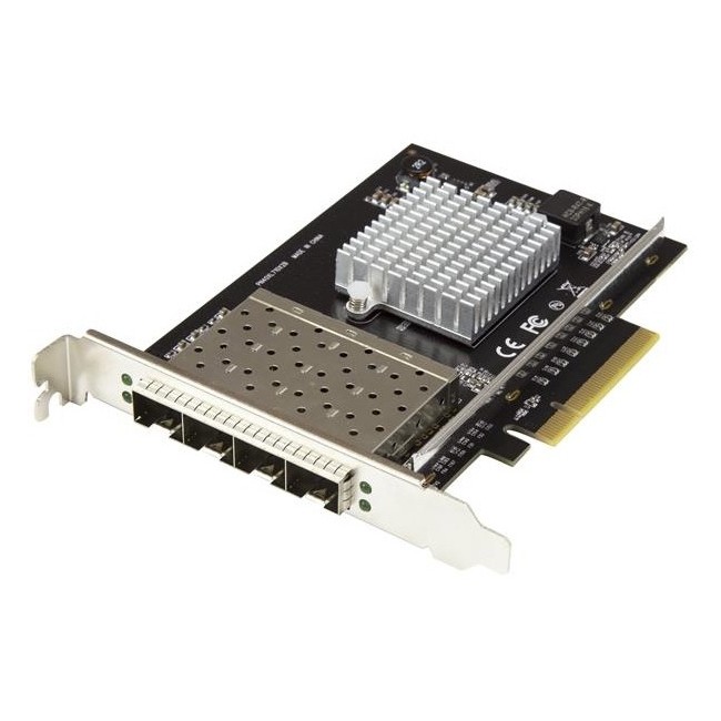 StarTech PEX10GSFP4I Quad-Port SFP+ Network Card PCIe