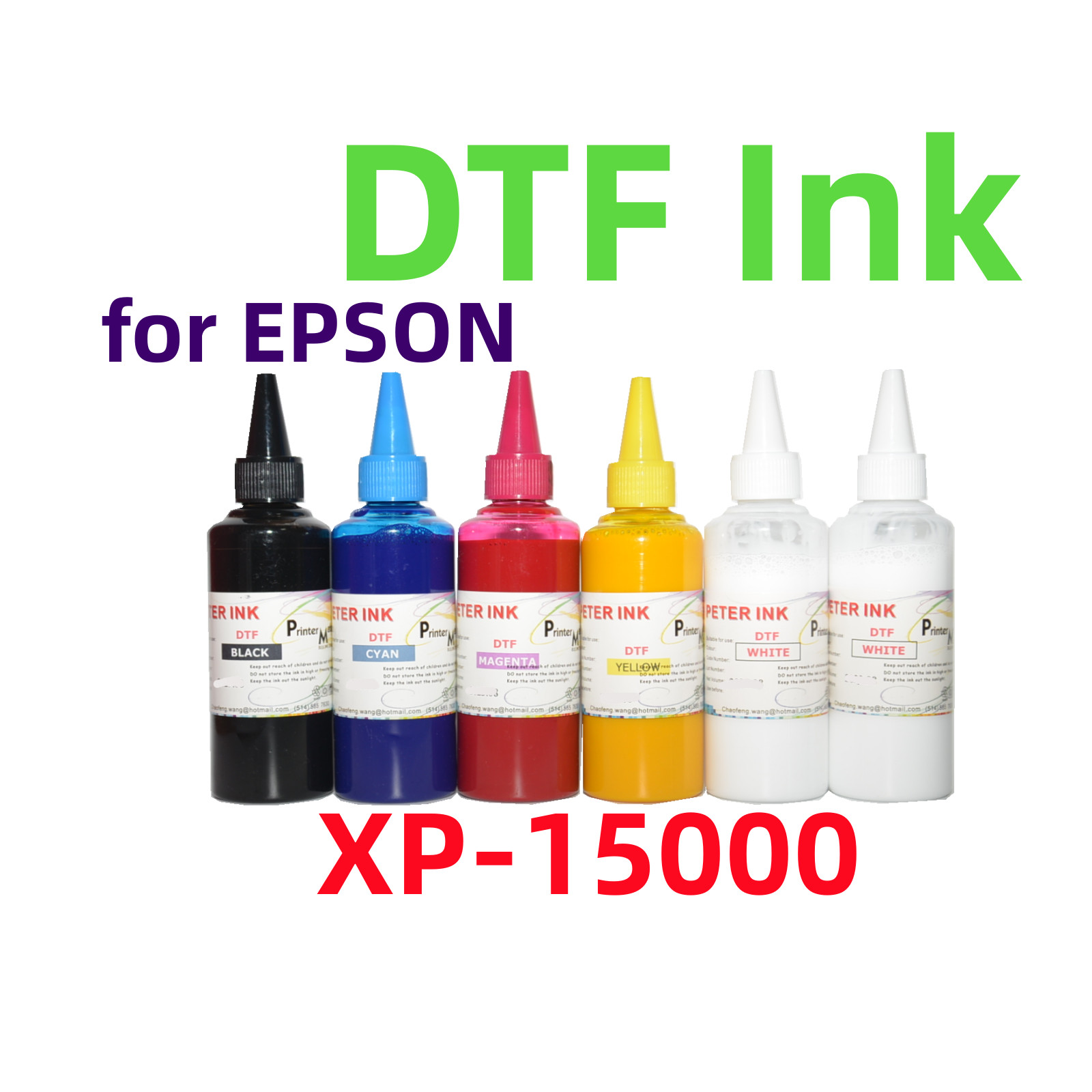 6X100ML Premium DTF Direct To Film refill Ink for Artisan 1430 1400