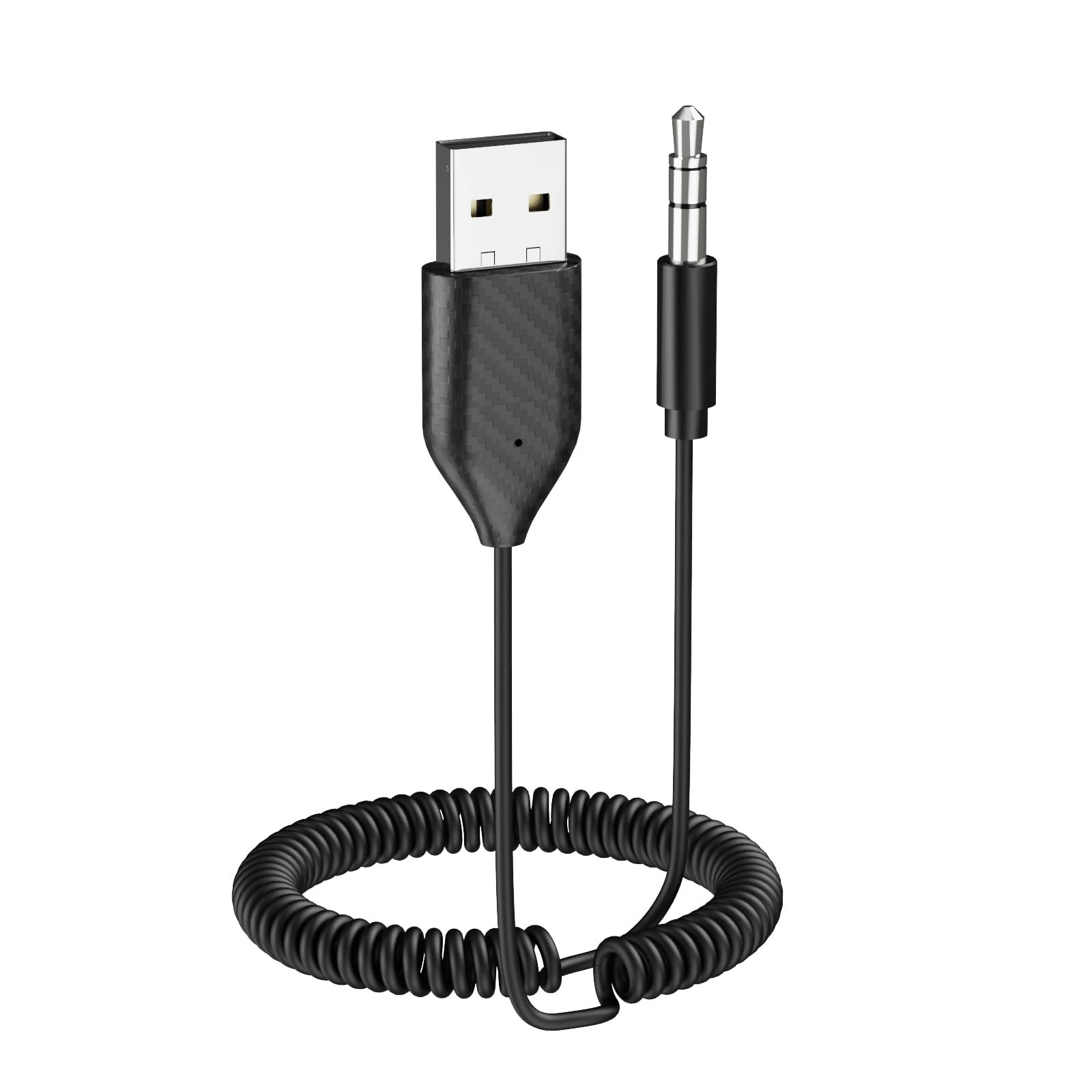 Aux to Bluetooth Adapter, BT5.2, HandsFree Calls for Car/Speaker