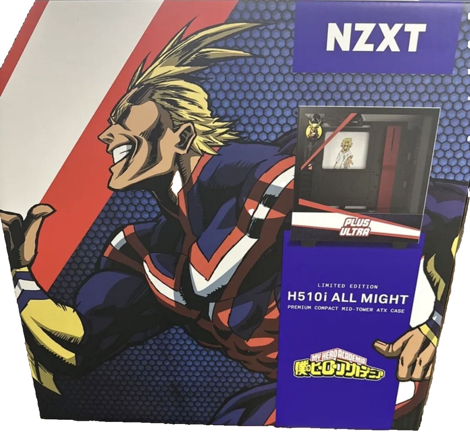 NZXT My Hero Academia H510i All Might Limited Edition Compact Mid-Tower PC CASE