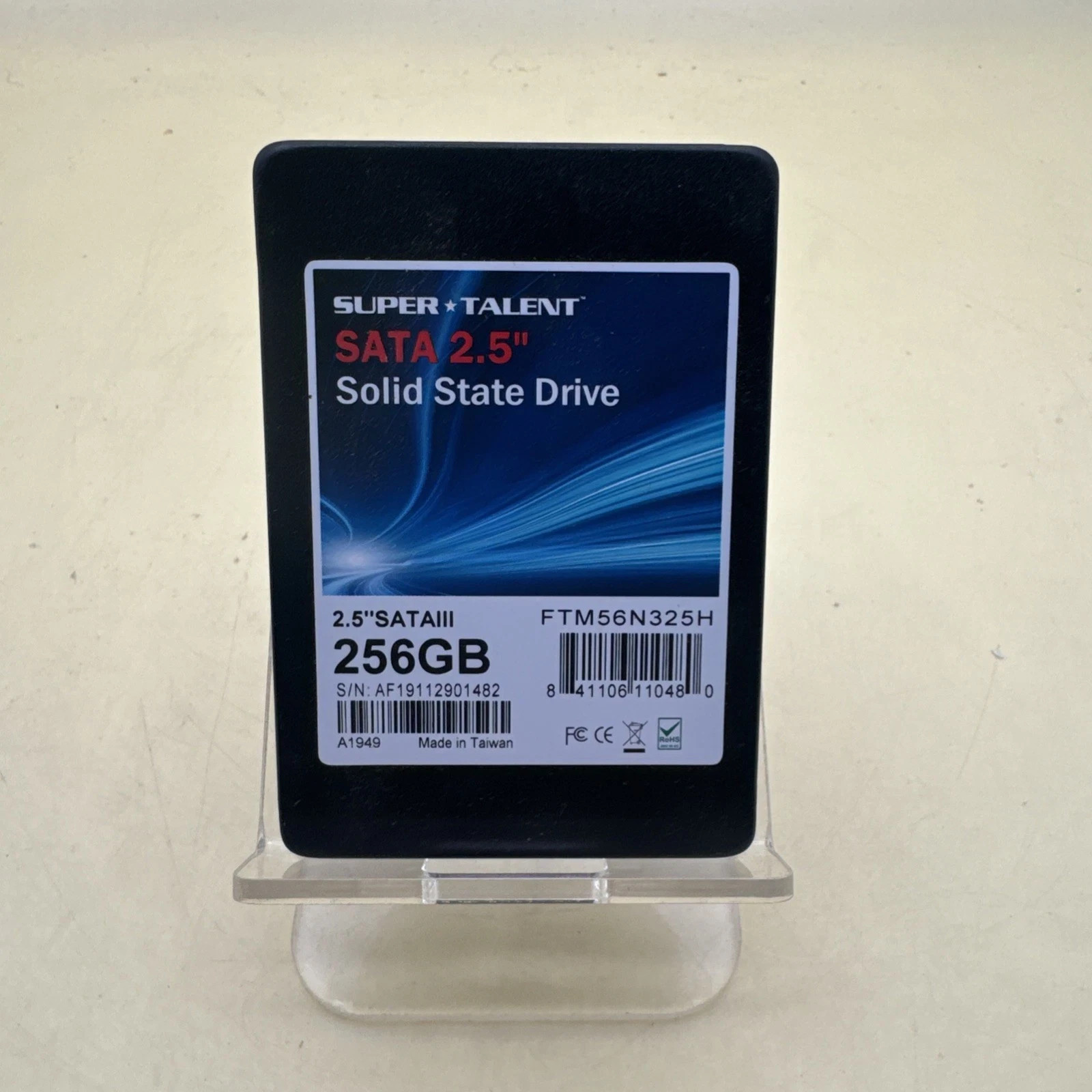 Super Talent 256GB 2.5" SATA III SSD Internal Solid State Drive FTM56N325H