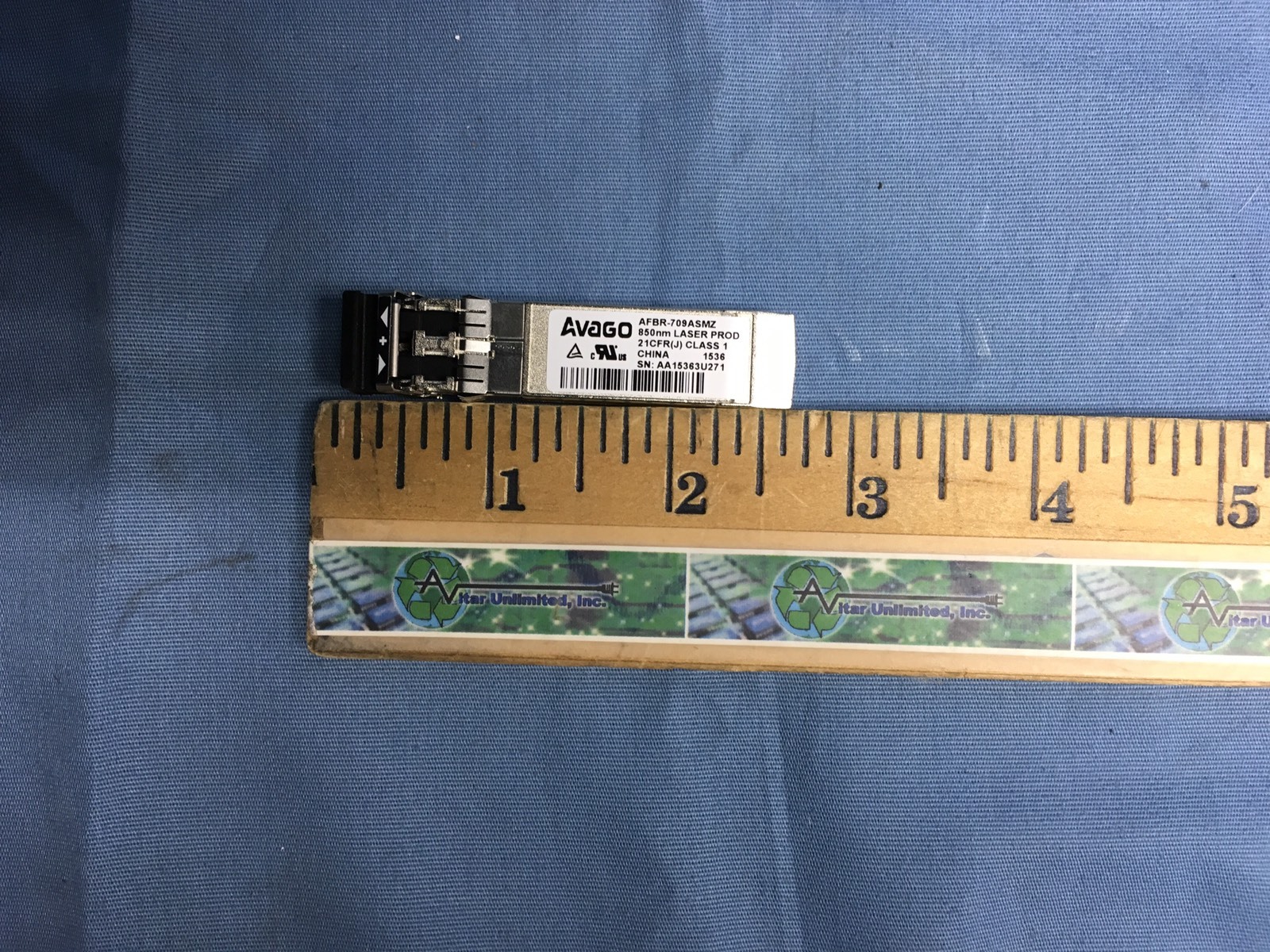 NEW Avago AFBR-709ASMZ Fiber Optic 10GE SFP+ SR Transceiver Module Ethernet