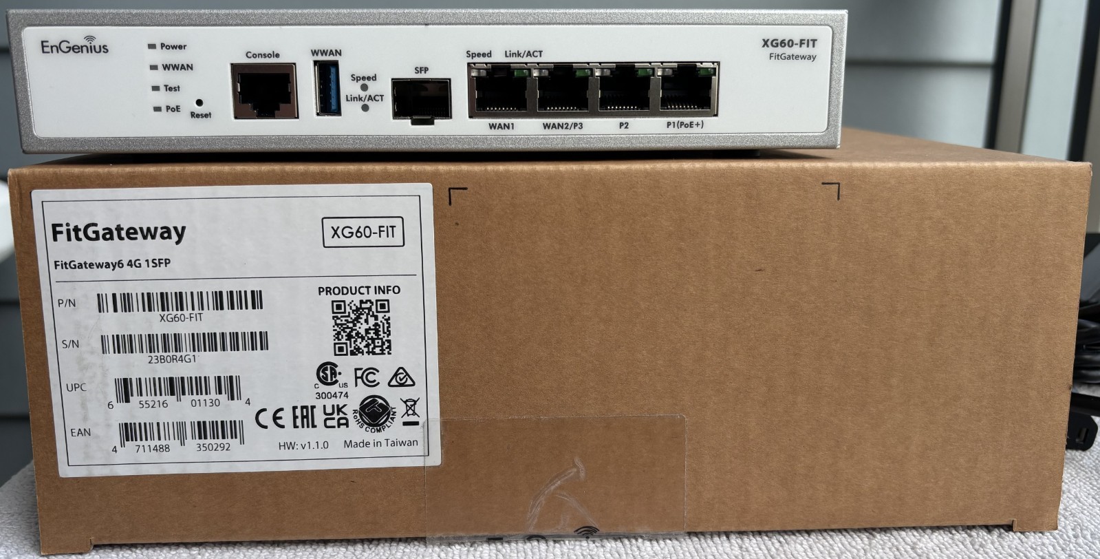 EnGenius XG60-FIT - FitGateway6 4G 1SFP