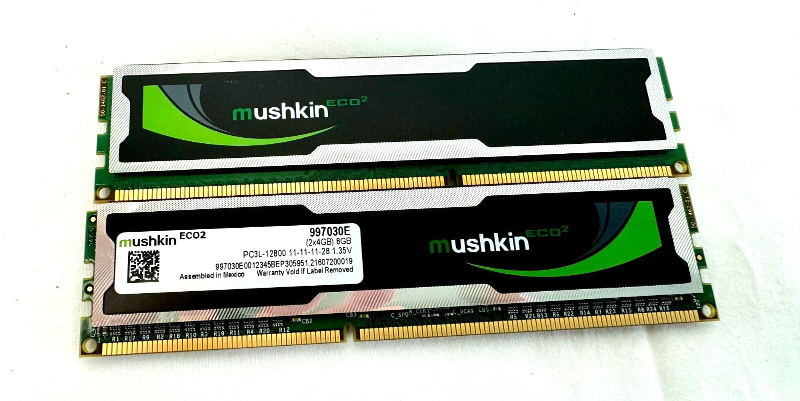 Mushkin EC02 997030E (2x4 GB) 8GB PC3L-1280 11-11-11-28 135V Gaming PC Cards