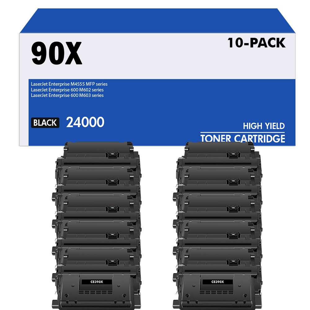 CE390X 90X Toner Cartridge for HP LaserJet M4555f M4555fskm M4555h M603xh Lot