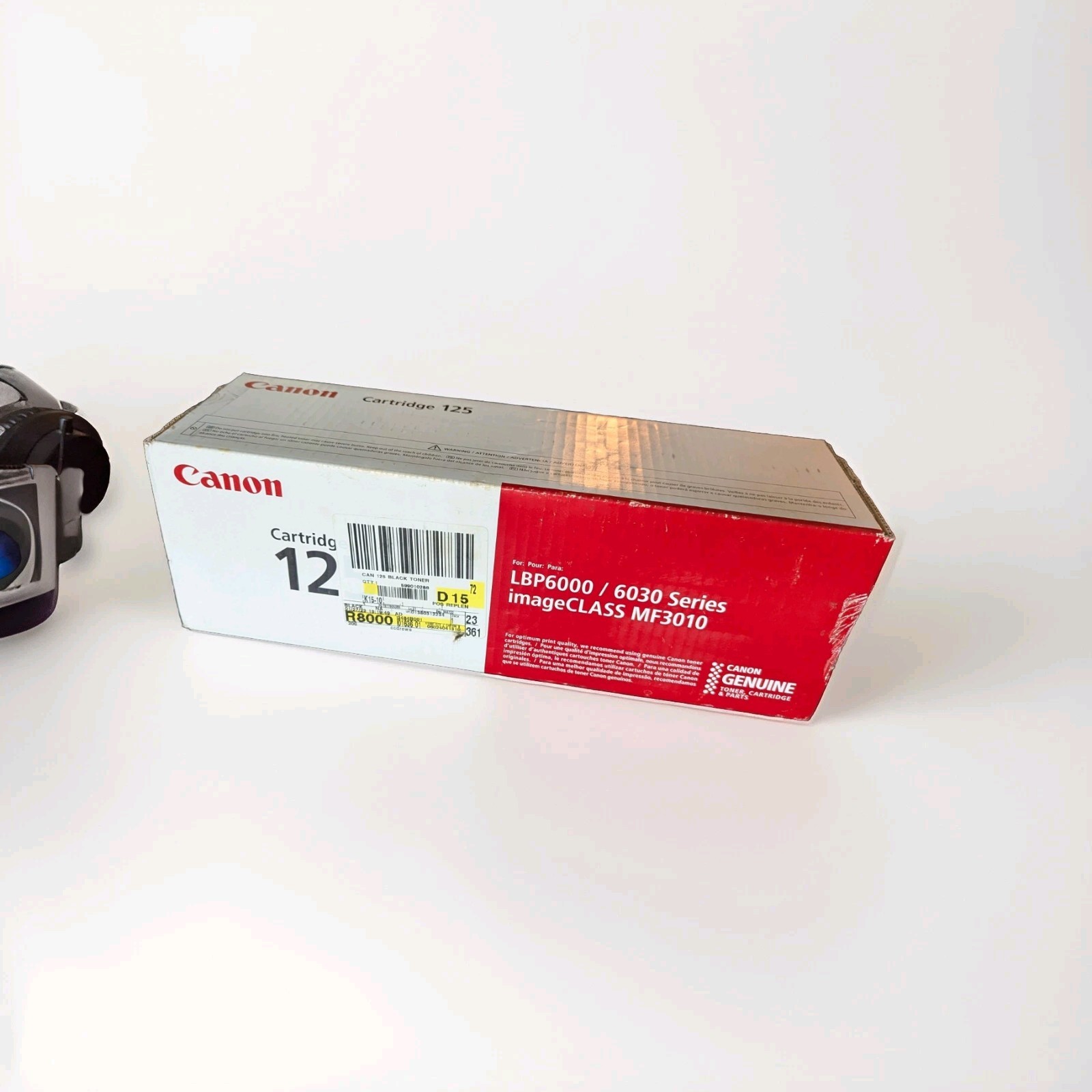 Canon 125 Black Ink Toner Cartridge LBP6000 6030 series CLASS MF3010 New Sealed 