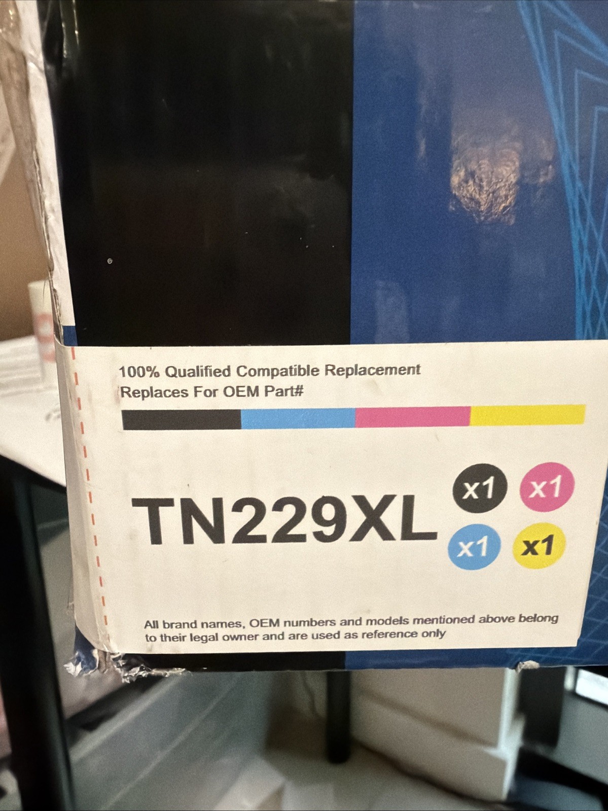 TN 229XL printer toner cartridges set of 4