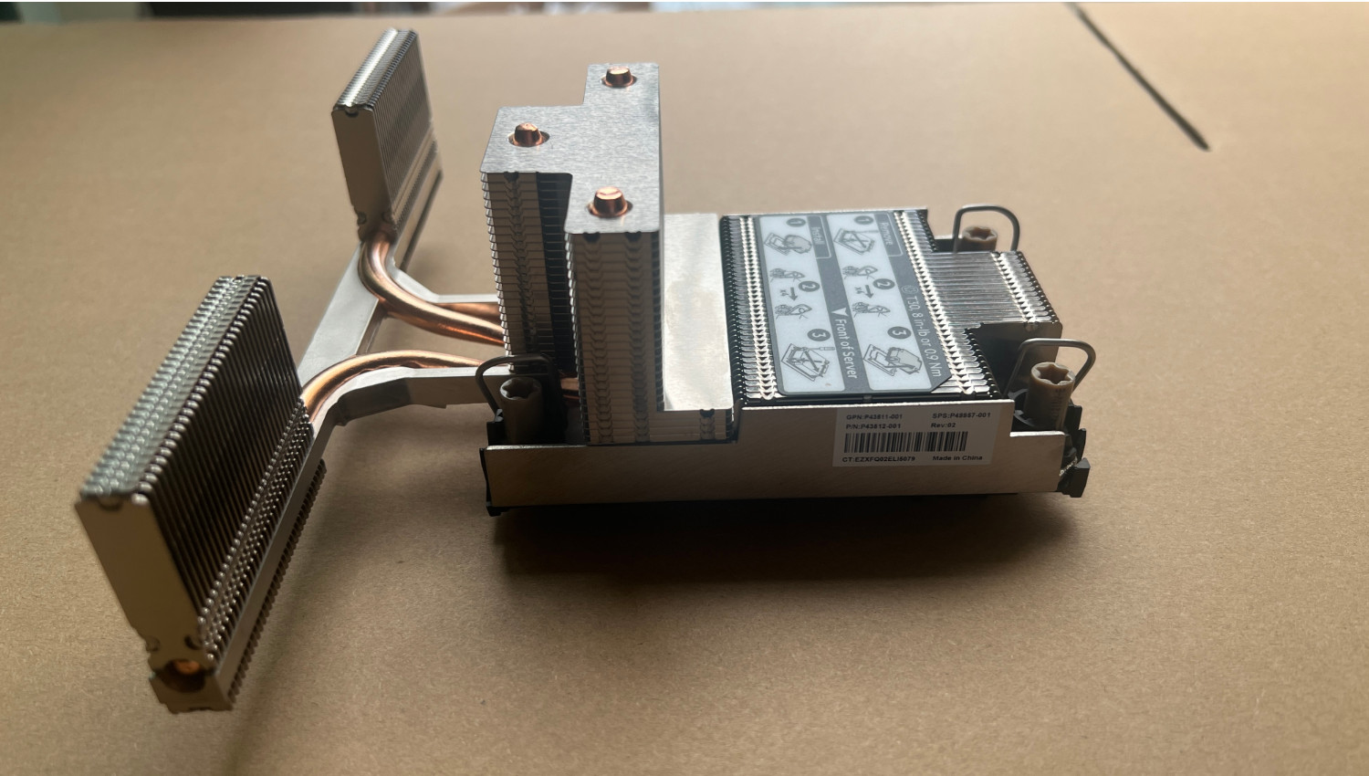 P43511-001 P43512-001 P49957-001 CPU Heatsink High Perform for HPE DL380 G11