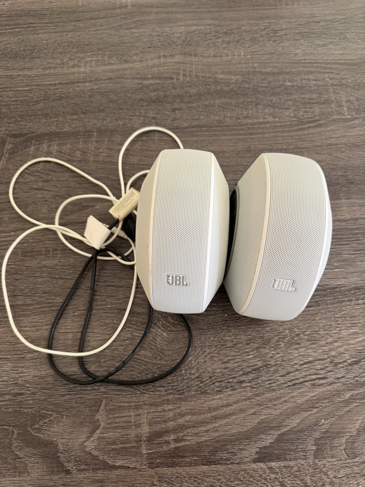 Pair of JBL Pebbles Pebble USB Powered PC Computer Speakers Silver