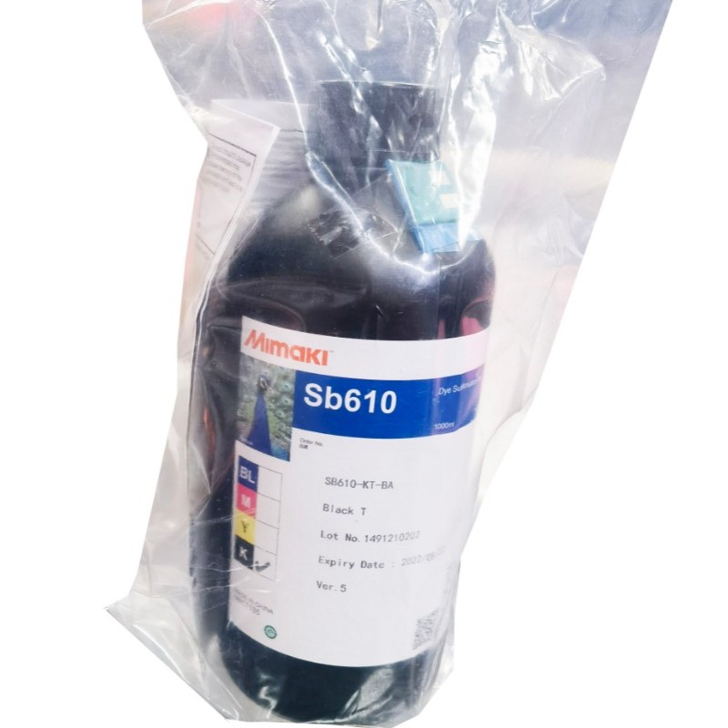 Original SB610 Sublimation Ink 1 Liter Packed With Chip for Mimaki TS100-1600