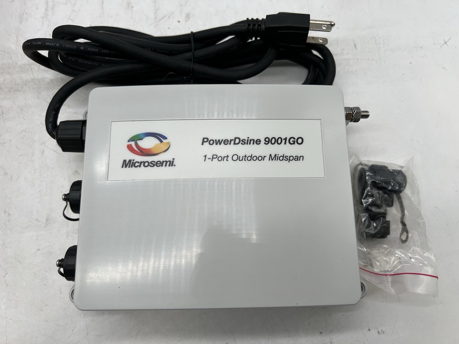 Microsemi PowerDsine 9001GO 1-Port Outdoor Midspan PD-9001GO/AC -NA