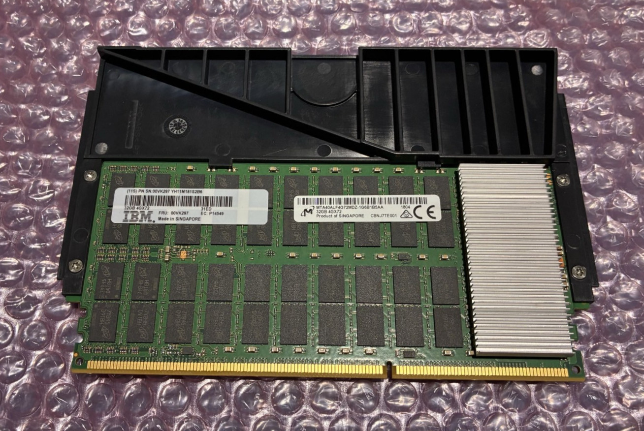 IBM Micron 32GB DDR4 RAM 4GX72 CDIMM 00VK297 MTA40ALF4G72MDZ-1G6B1B5AA