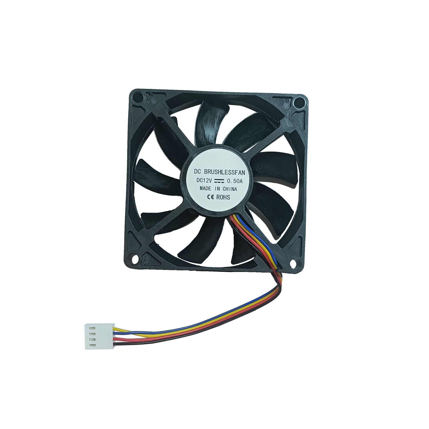 Cooling Fan 4-Pin DC 12V 0.5A Replacement for Delta EFC0812DB 80x80x15mm