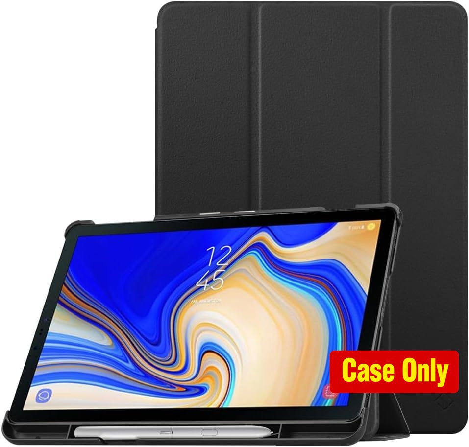 Ultra Thin Tri-Fold Stand Case for Samsung Galaxy Tab S4 10.5 with S Pen Holder