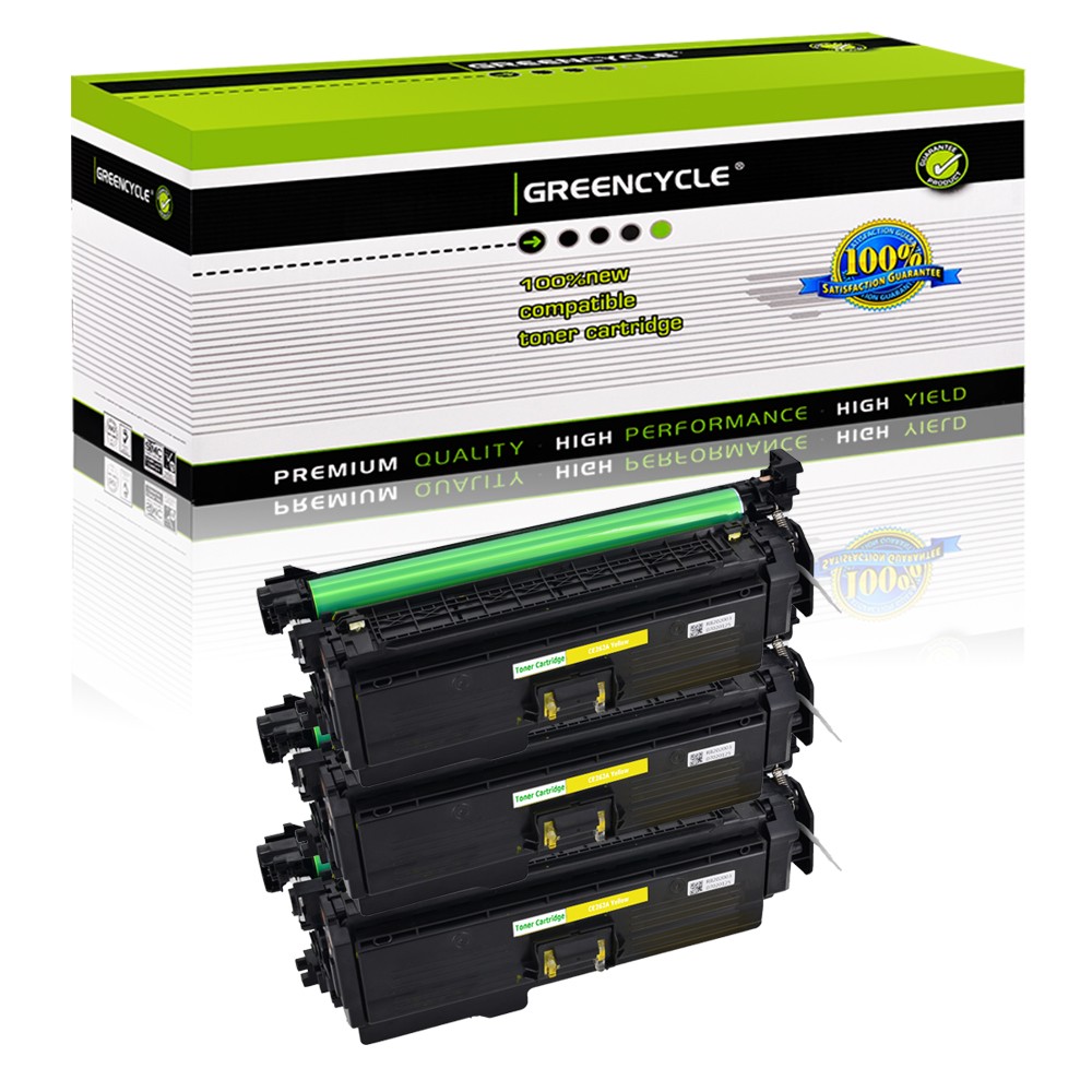 3PK CE262A YL Toner Fit for HP Color LaserJet Enterprise CP4025 CP4025n CP4025dn