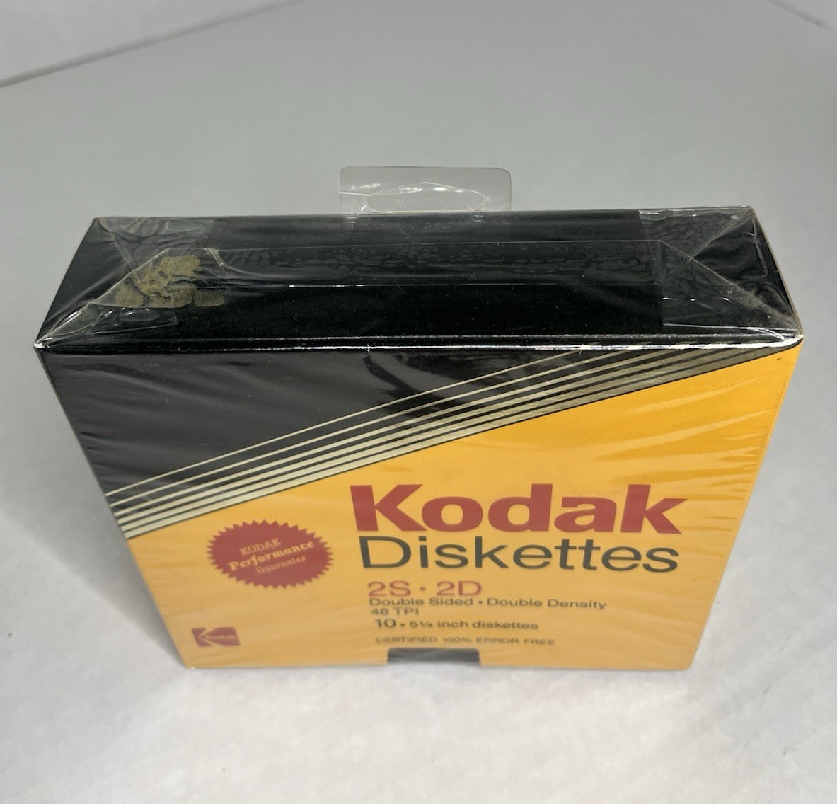 Kodak 2S-2D 5.25in Diskettes 10 Pack Double Sided/DD 48 TPI CAT 173 2452