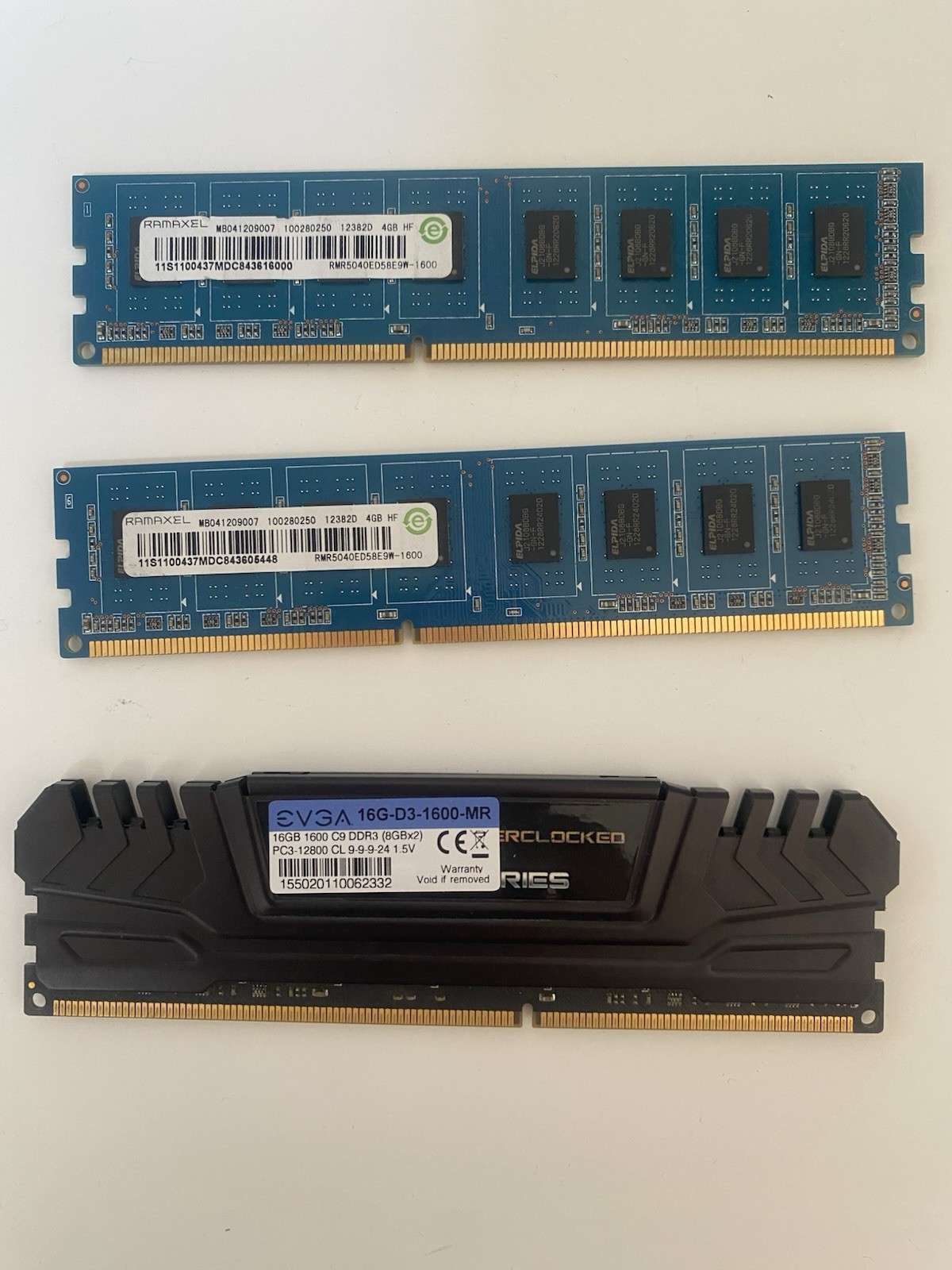 EVGA Superclocked DDR3 Series 8GB 1600 Ramaxel DDR 3 8GB(4GBx2)