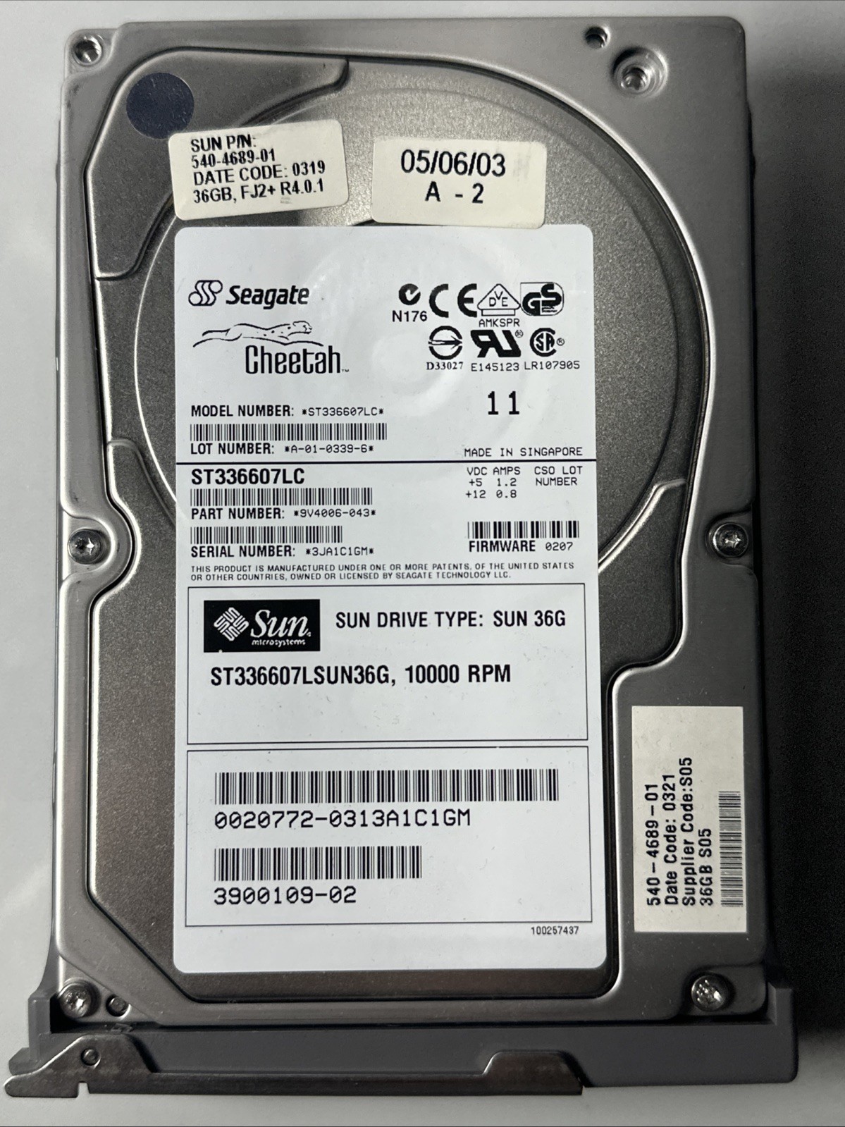 Seagate Cheetah 10K.6 36.7GB Internal 10000RPM 3.5" (ST336607LC) HDD