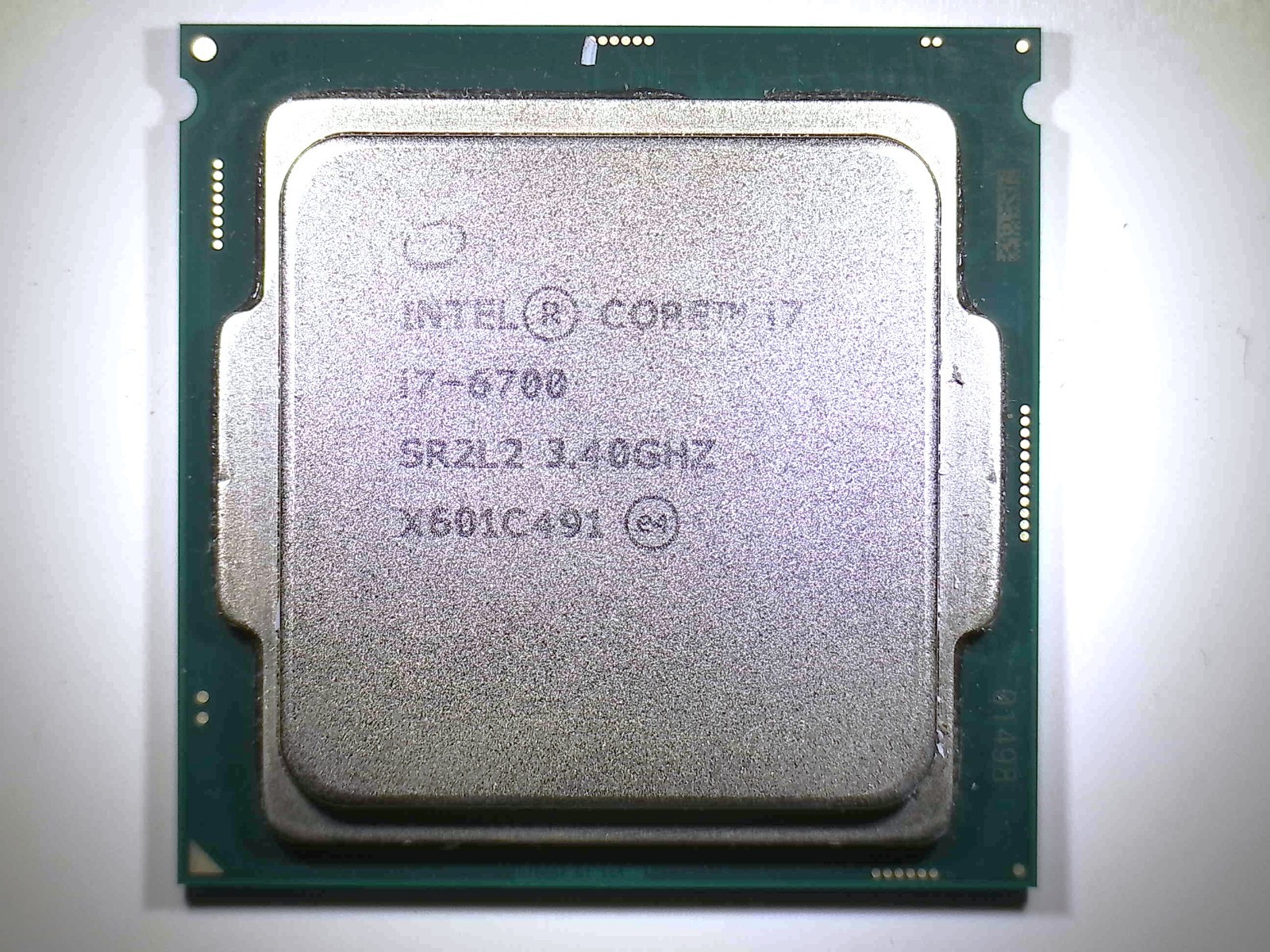 Intel core i7-6700 3.40GHZ CPU chip	