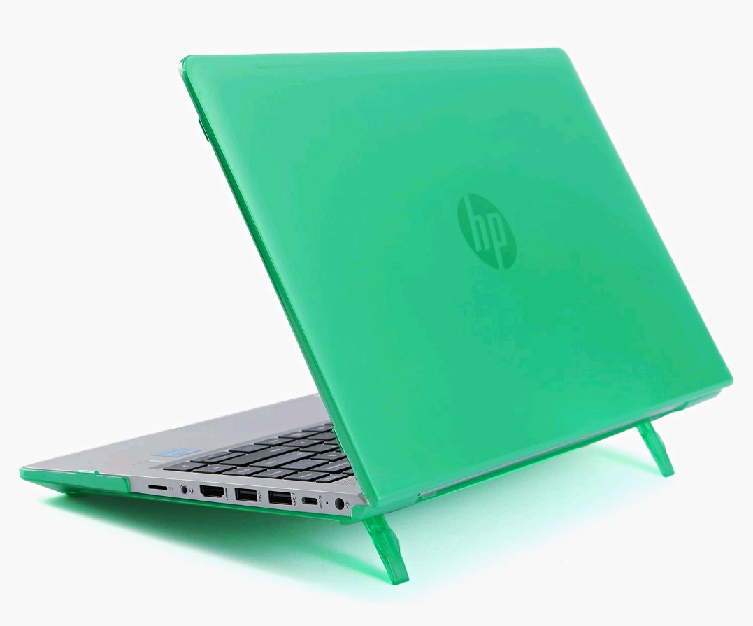 green mCover hard shell case designed for the 2020 14" HP Chromebook 14a series