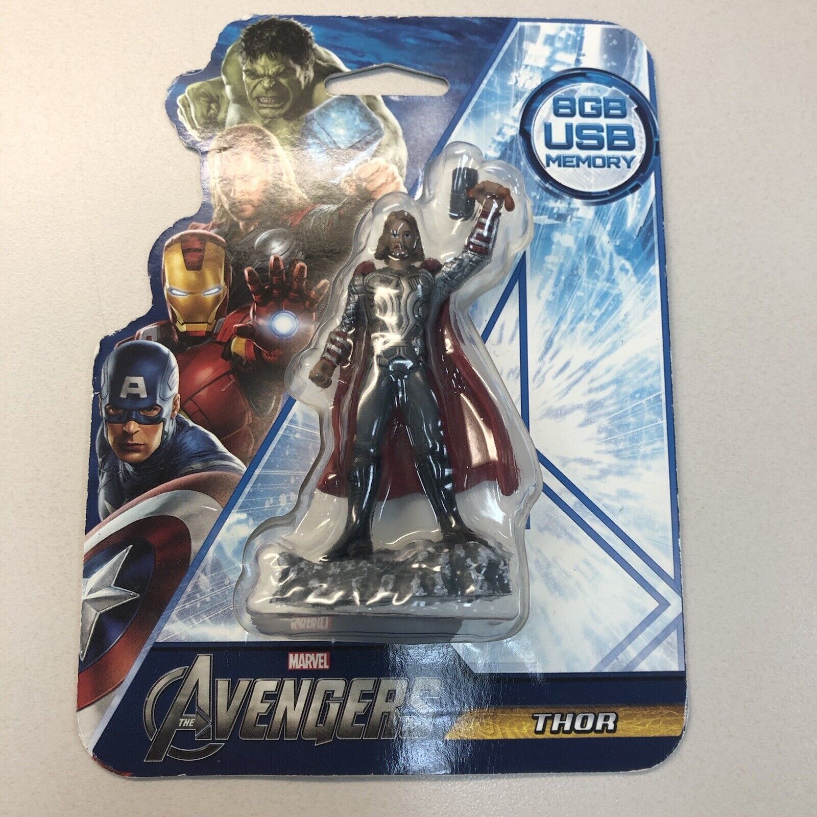 Thor 8 GB USB Memory Flash Drive Marvels The Avengers Action Figure Thor New NOS