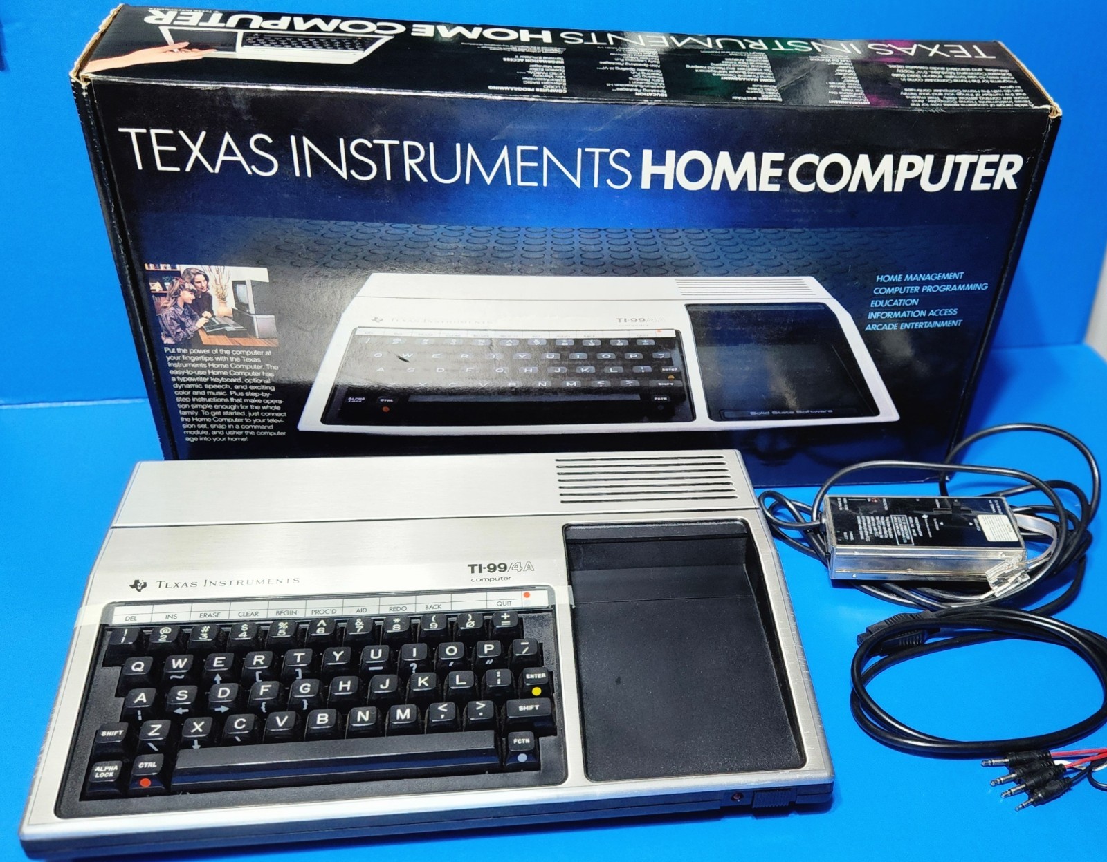 Vintage Texas Instruments TI-99/4A Home Computer - Original Box NEW