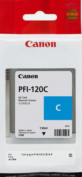 Canon PFI-120C Original Ink Cartridge - Cyan (2886c001) year 2026 diffrent date'