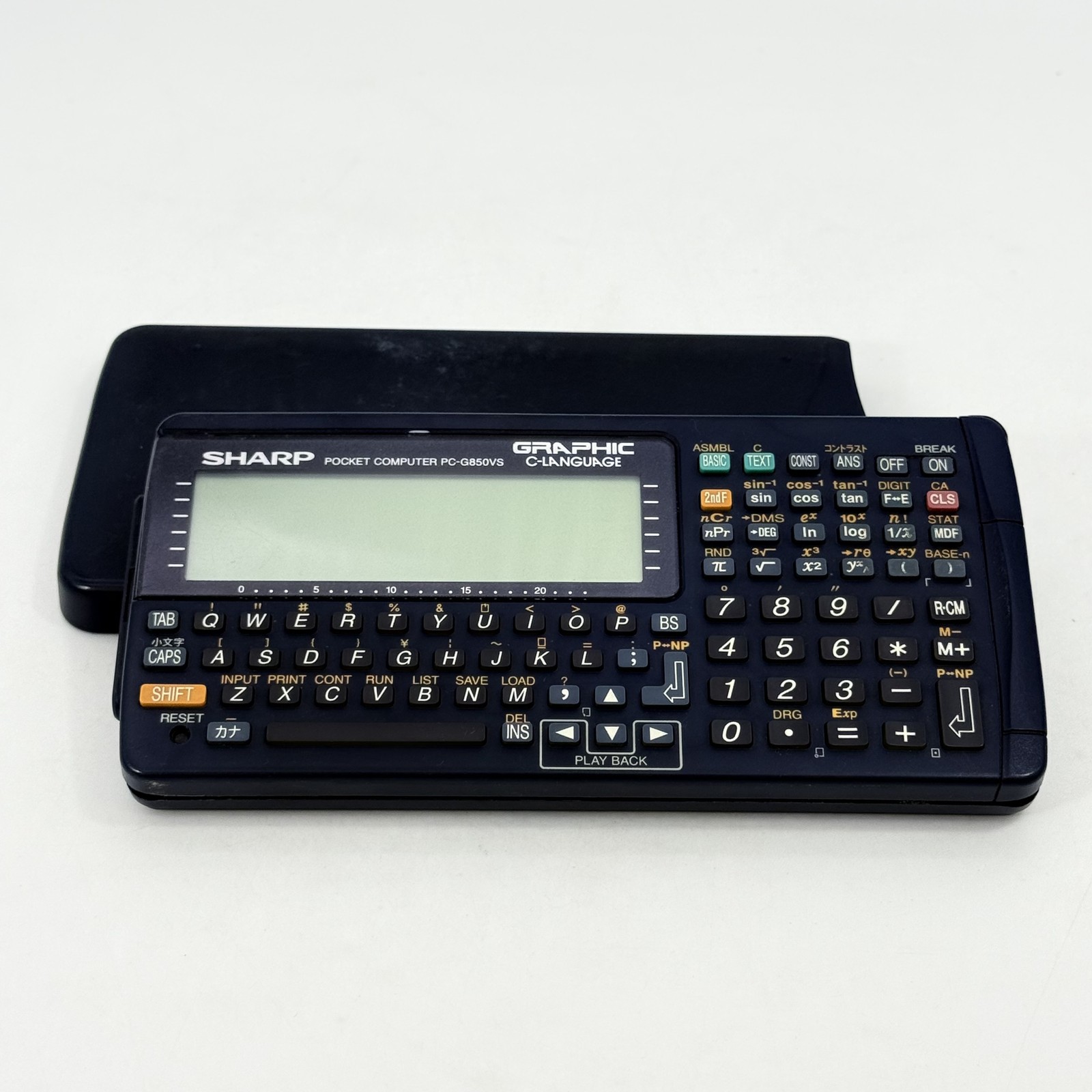 SHARP PC-G850VS No battery Pocket Computer Programmable Calculator Japan