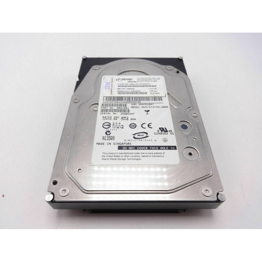 IBM 03N5280 73GB 15K 3.5" SCSI HDD – Enterprise Server Hard Drive Ultra320