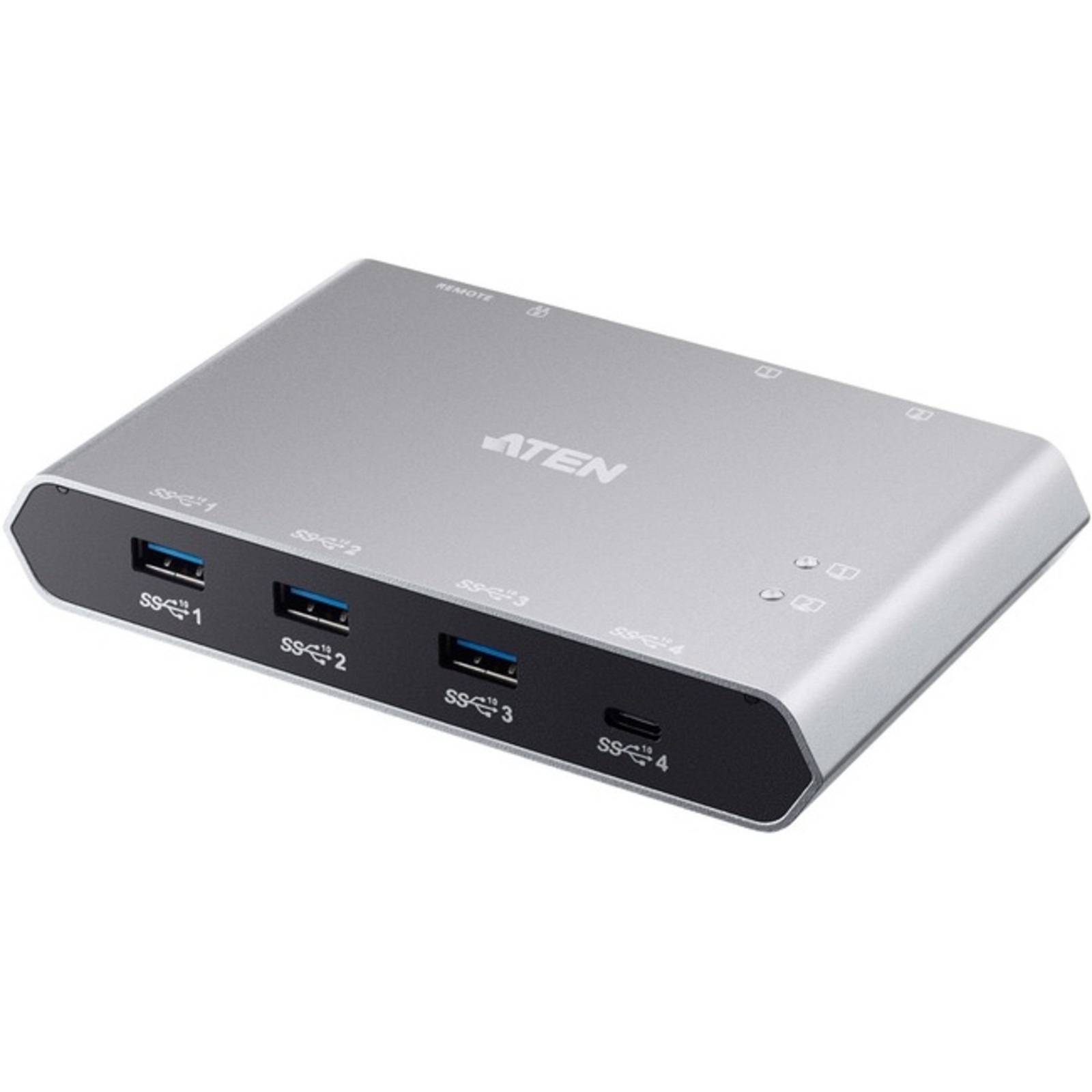 Aten - US3342 - ATEN 2-Port USB-C Gen 2 Sharing Switch with Power Pass-through