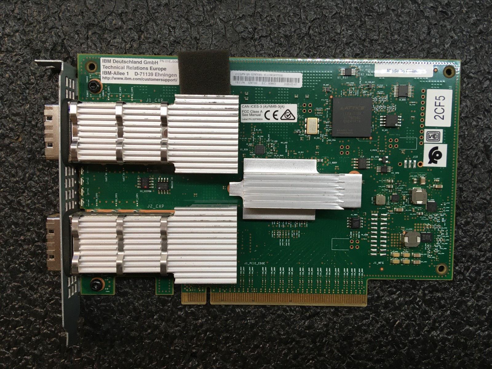 IBM 02WF000  Optical Cable Adapt