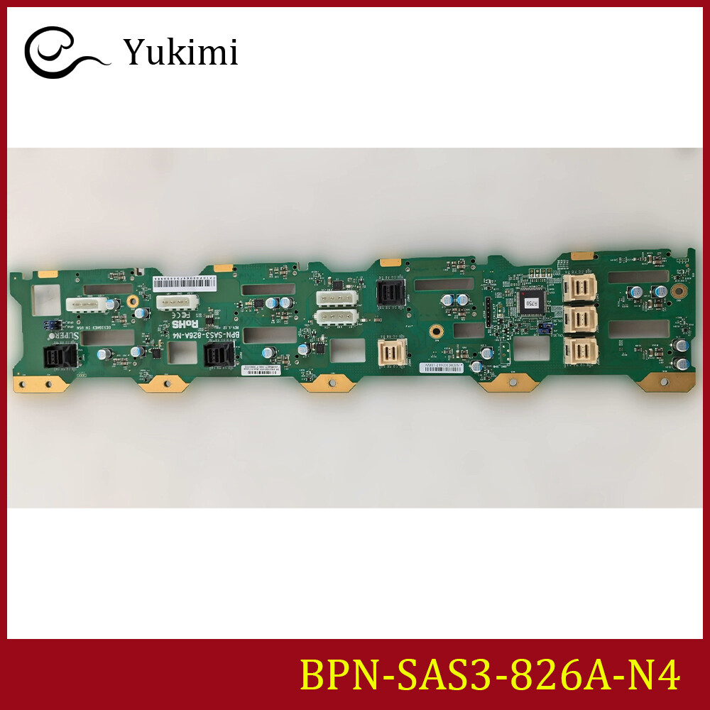 BPN-SAS3-826A-N4 FOR Supermicro NVME 3.5-inch SATA 12-Disks Expander Backplane