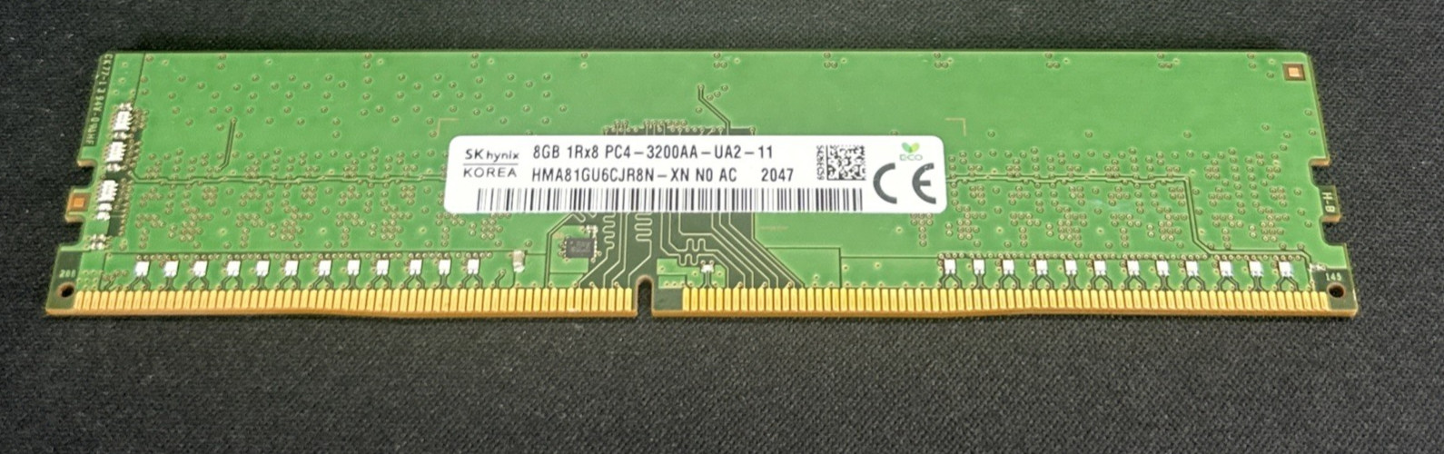 SK Hynix 8GB DDR4-3200 PC4-3200AA 1Rx8 Desktop RAM HMA81GU6CJR8N-XN